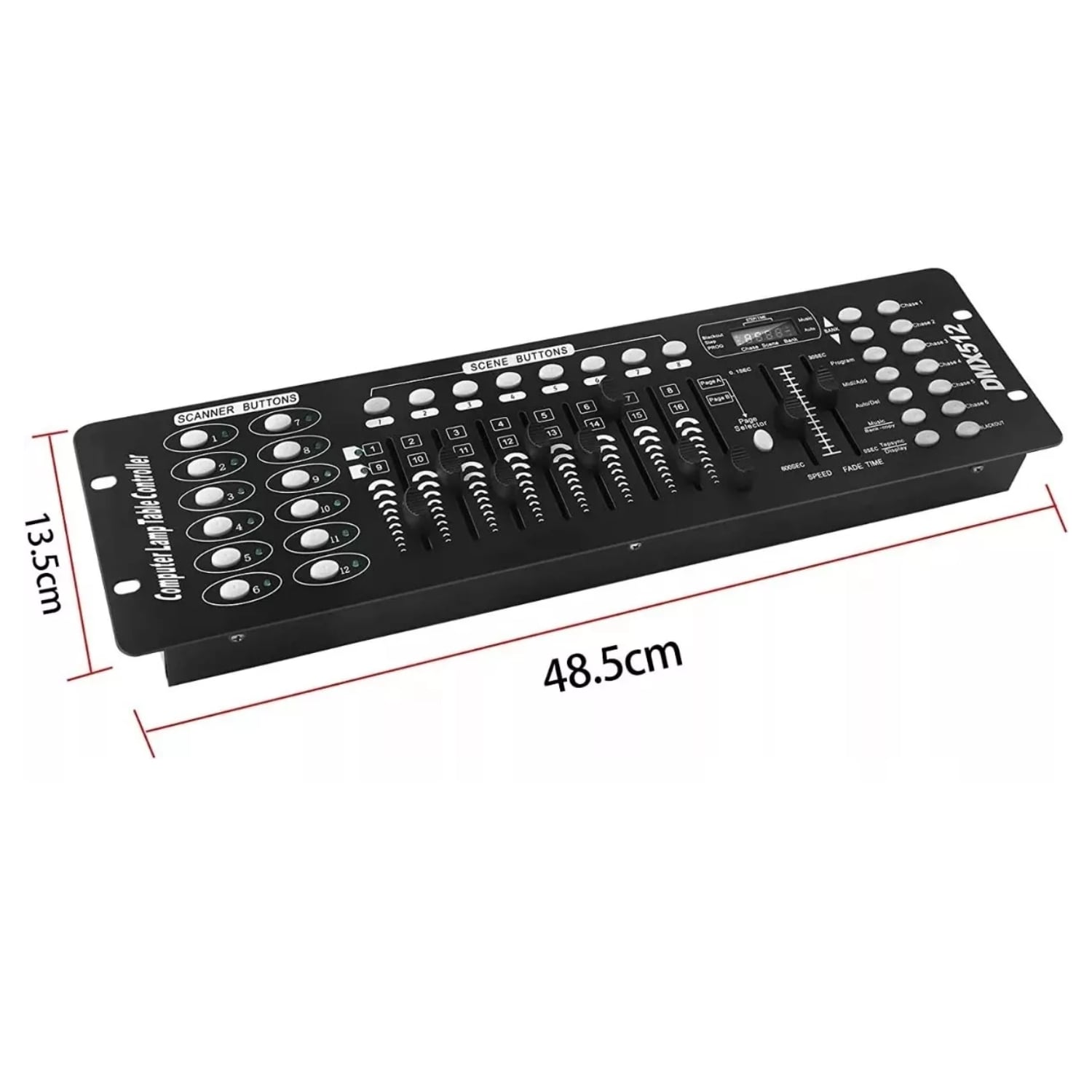 CONTROLADOR IMPORTCLICK DMX CONSOLA MESA ILUMINACIÓN 192 CANALES - 3
