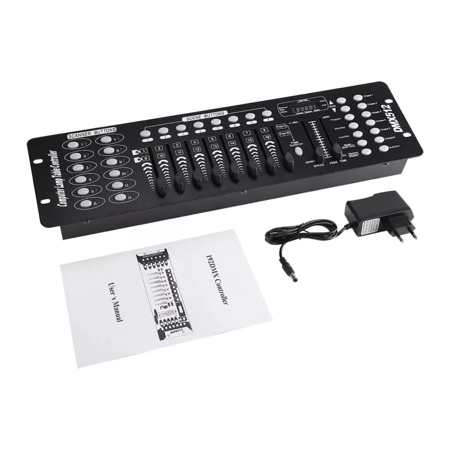 CONTROLADOR IMPORTCLICK DMX CONSOLA MESA ILUMINACIÓN 192 CANALES - 4