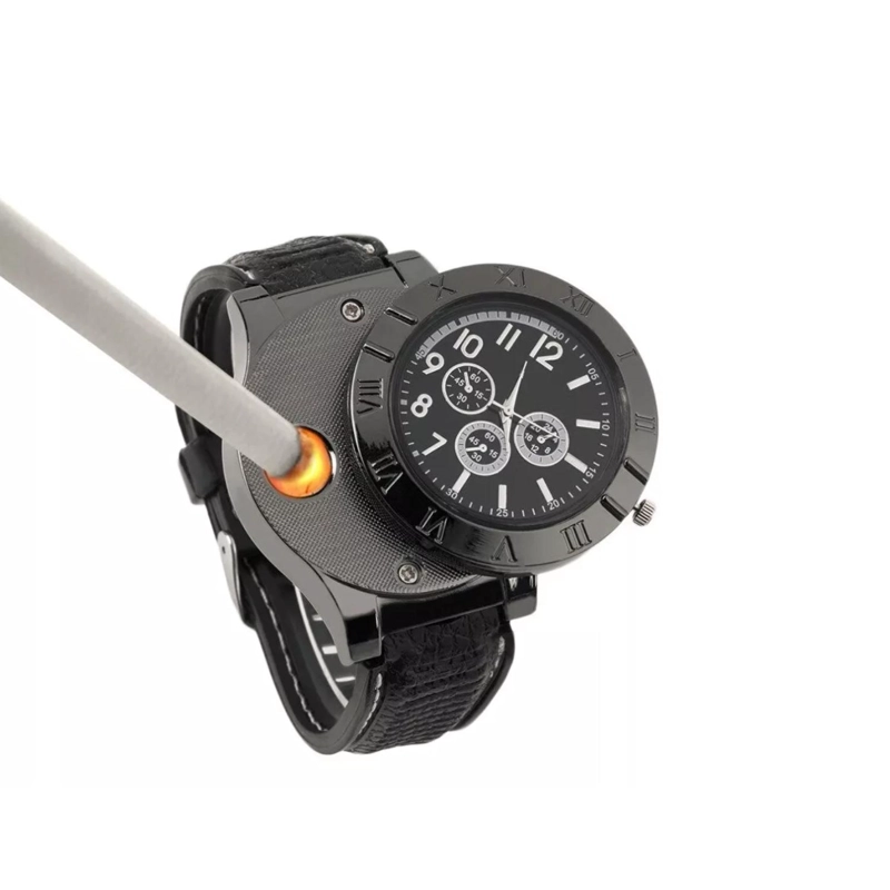 RELOJ DE PULSERA IMPORTCLICK ENCENDEDOR RECARGABLE USB LUZ LED HOMBRE - 3