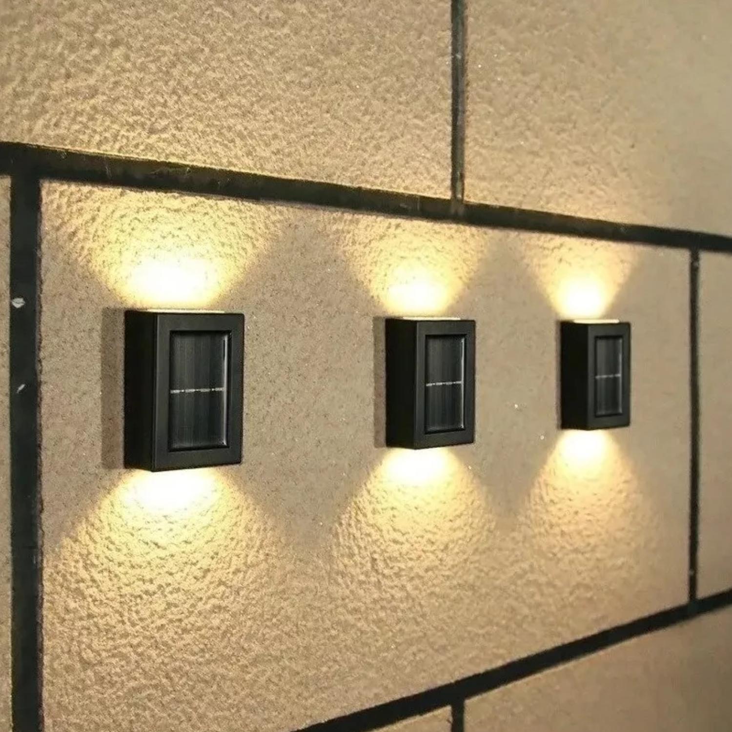 FOCO APLIQUE MURO EXTERIOR SOLAR LED 5 WATT - 4