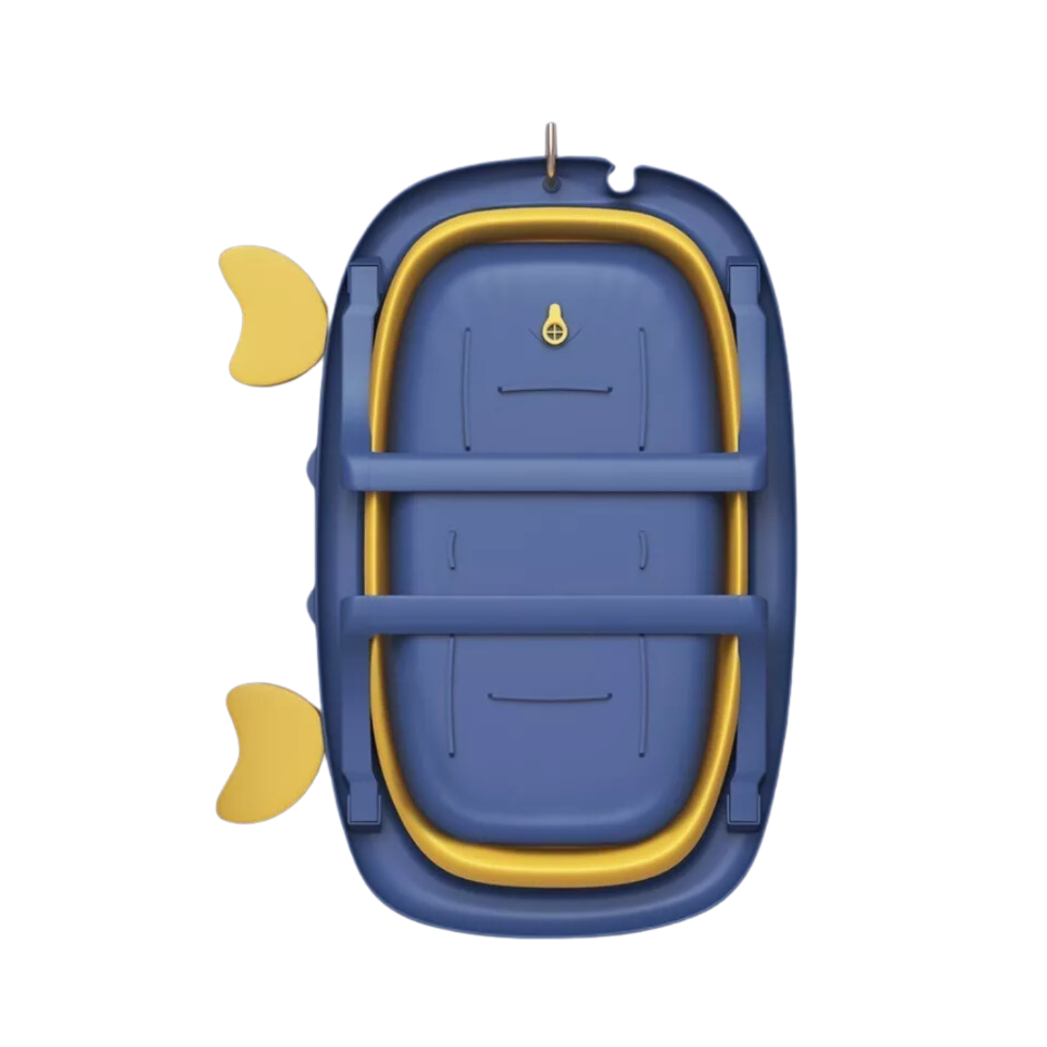 BAÑERA IMPORTCLICK TINA BEBÉ PLEGABLE MALLA REFORZADA CANGREJO 20 L AZUL - 3