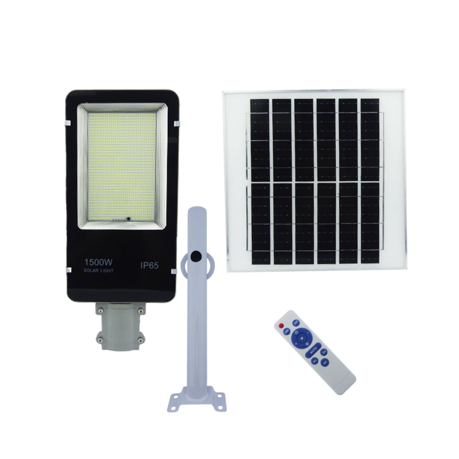 FOCO BRAZO SOLAR 1500 W 1216 LED PLACA METAL CONTROL - 1