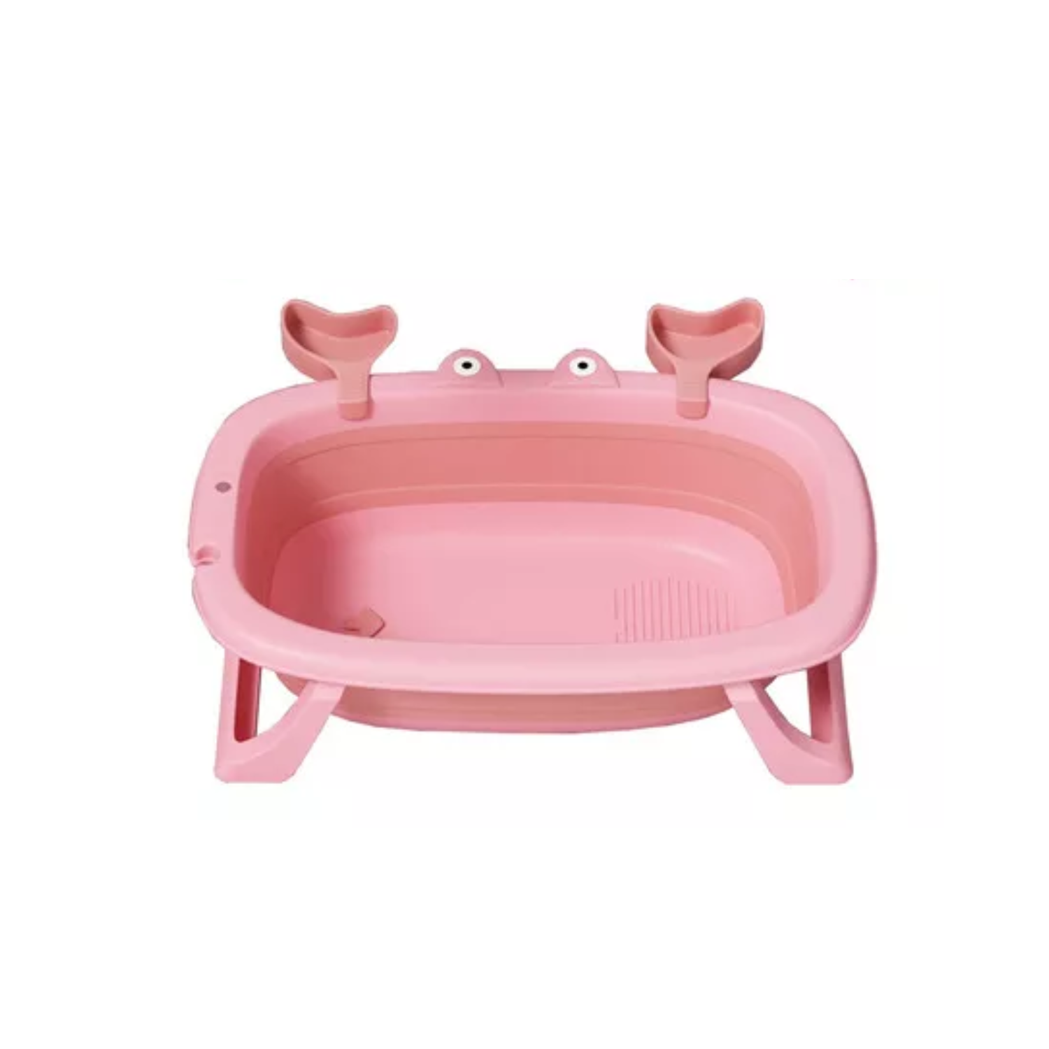 BAÑERA IMPORTCLICK TINA BEBÉ PLEGABLE MALLA REFORZADA CANGREJO 20 L ROSADO - 1