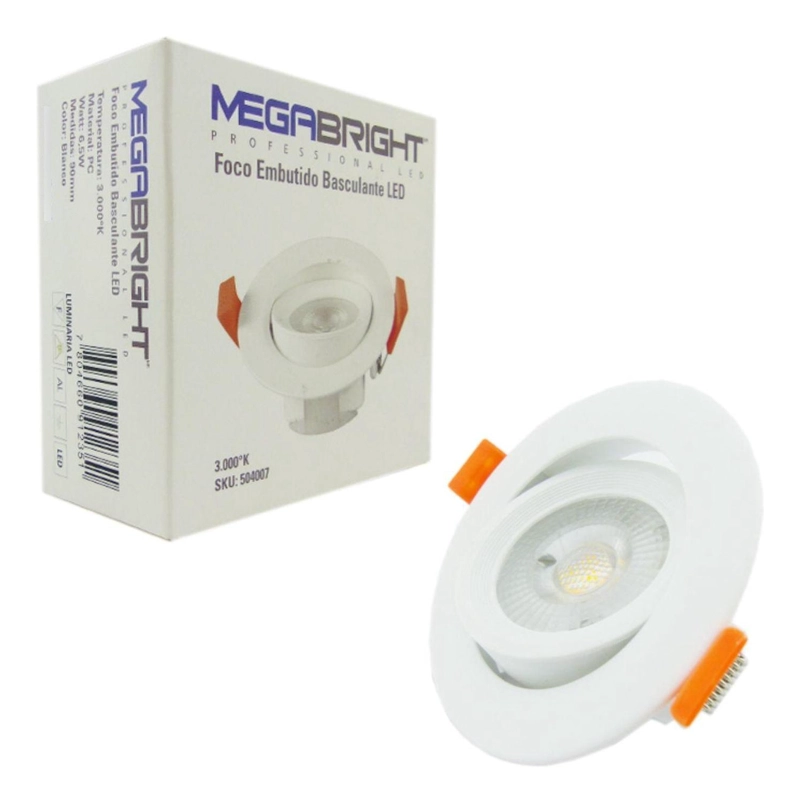FOCO IMPORTCLICK LED EMBUTIDO 6.5 WATT LUZ CÁLIDA - 3