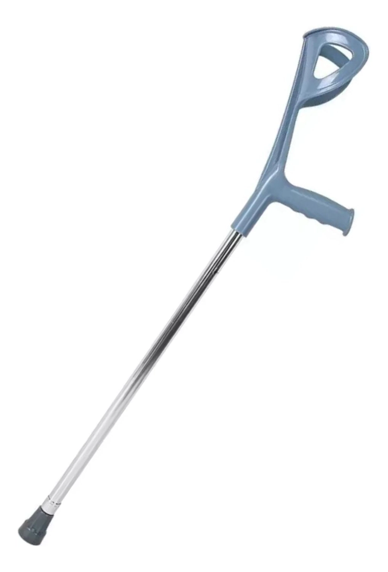 SET IMPORTCLICK 2 MULETAS BASTÓN SALUD DLX PLATEADO - 2