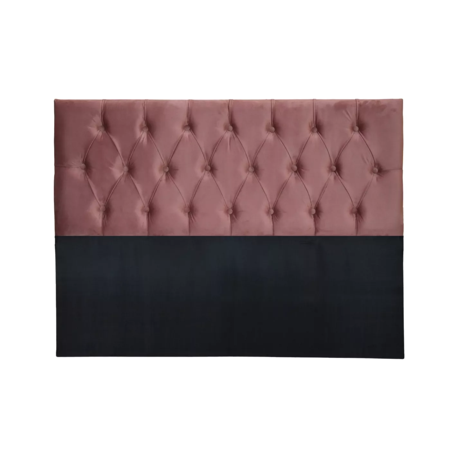 RESPALDO IMPORTCLICK PISO CAPITONÉ PREMIUN SÚPER KING FELPA PALO ROSA 200 X 140 CM - 1