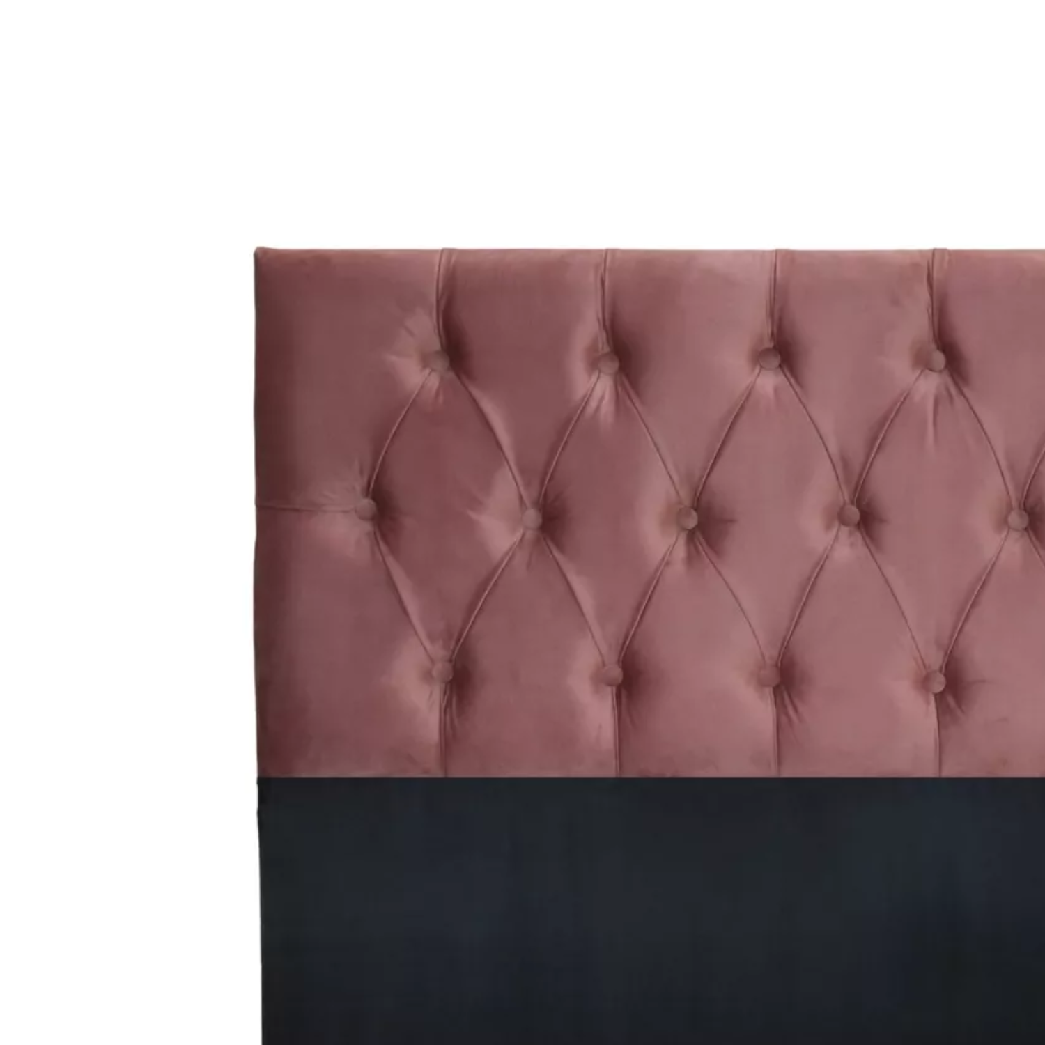 RESPALDO IMPORTCLICK PISO CAPITONÉ PREMIUN SÚPER KING FELPA PALO ROSA 200 X 140 CM - 2