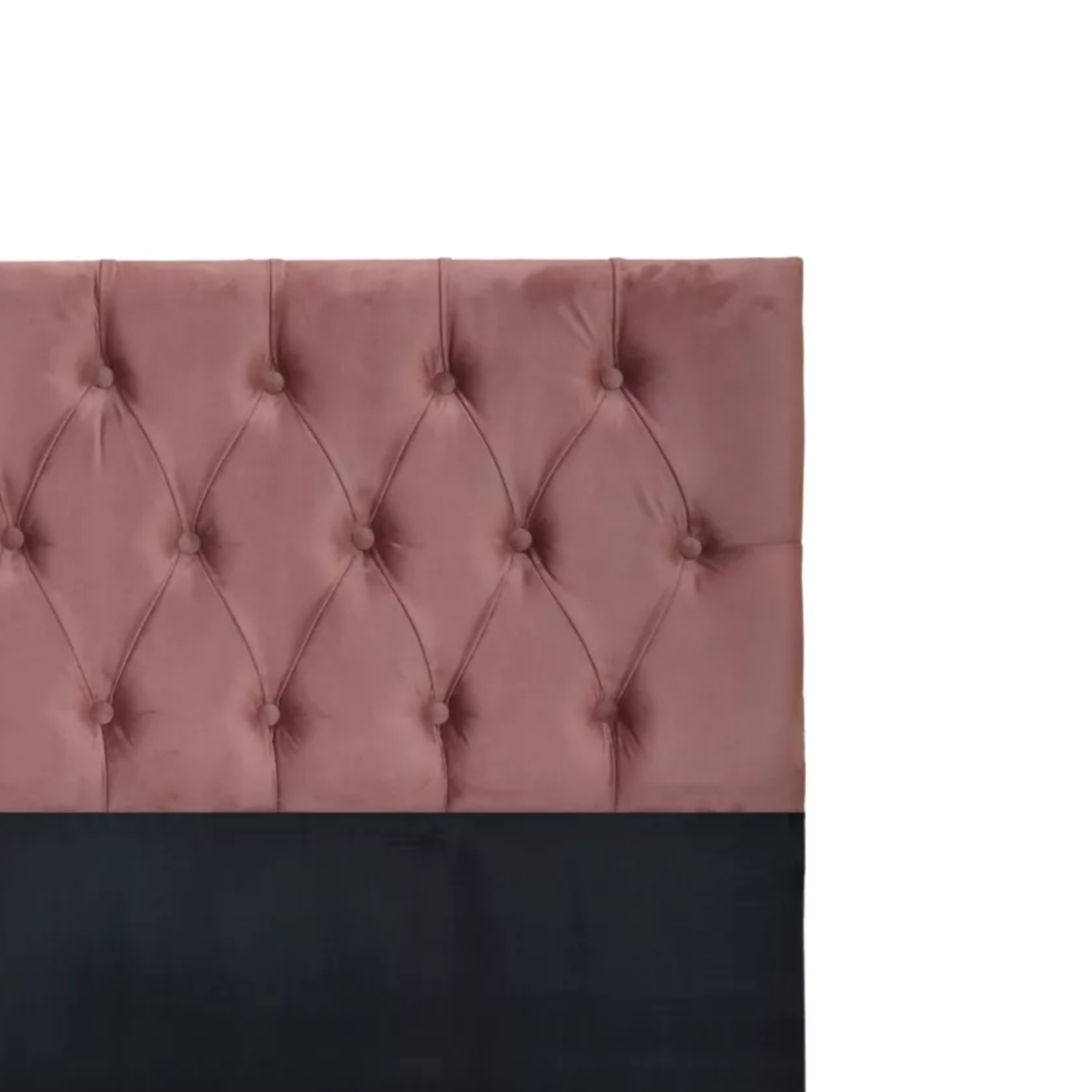 RESPALDO IMPORTCLICK PISO CAPITONÉ PREMIUN SÚPER KING FELPA PALO ROSA 200 X 140 CM - 3
