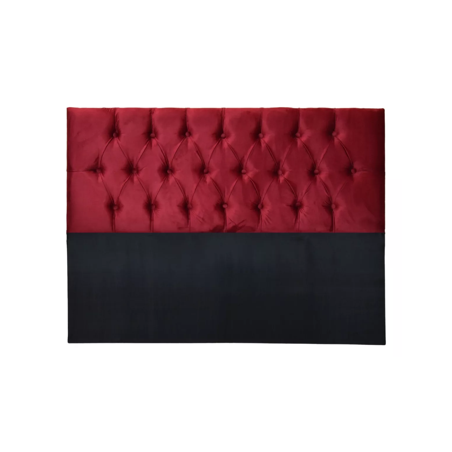 RESPALDO IMPORTCLICK PISO CAPITONÉ PREMIUM 2 PLAZAS FELPA BURDEO 150 X 140 CM - 1