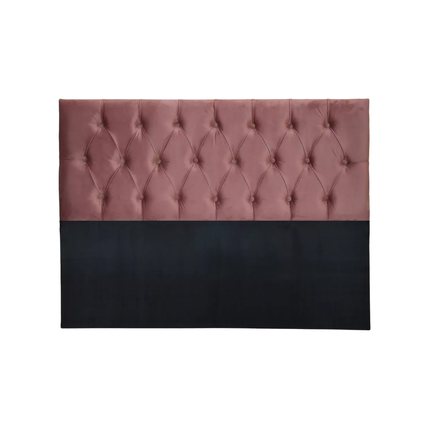 RESPALDO IMPORTCLICK PISO CAPITONÉ PREMIUM 2 PLAZAS FELPA PALO ROSA 150 X 140 CM - 1