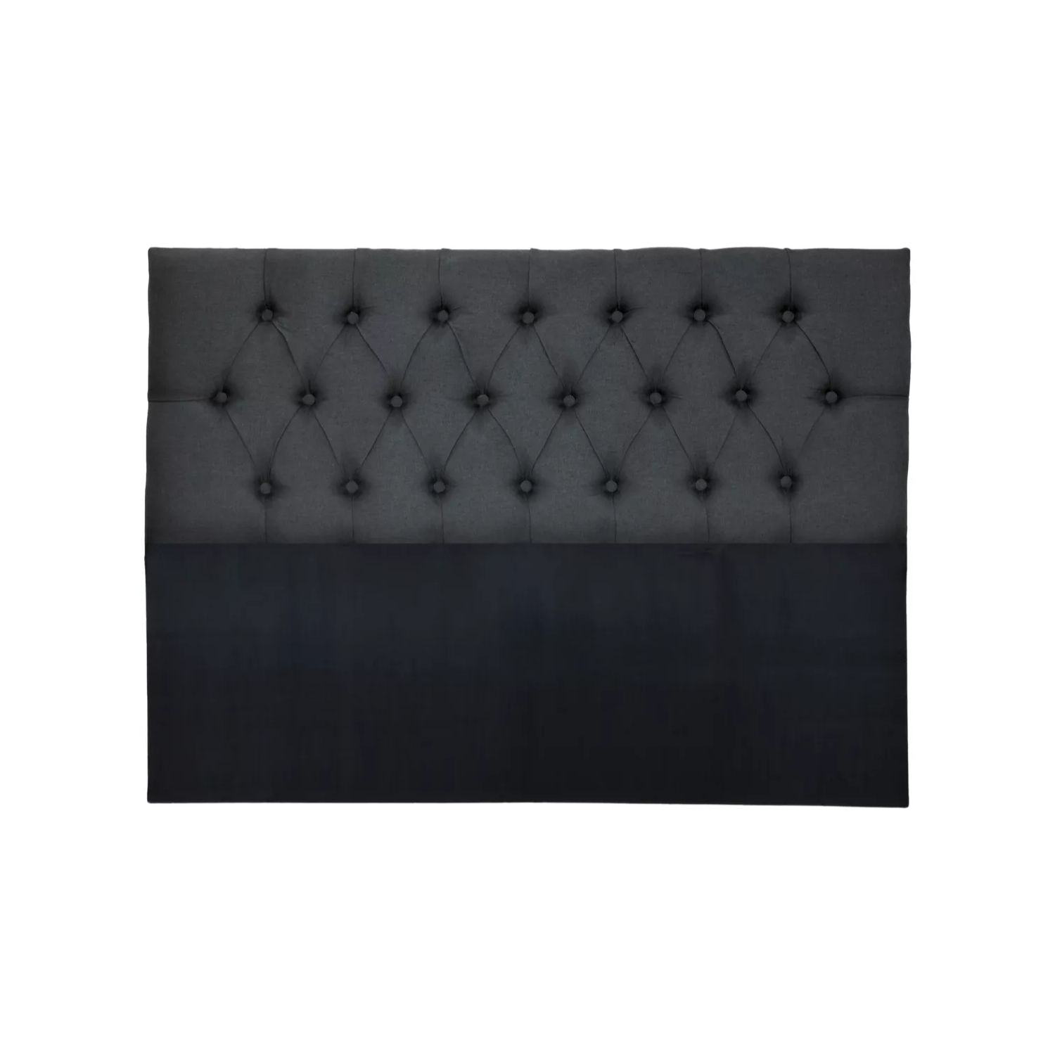 RESPALDO IMPORTCLICK PISO CAPITONÉ PREMIUN KING LINO GRIS OSCURO 180 X 140 CM - 1