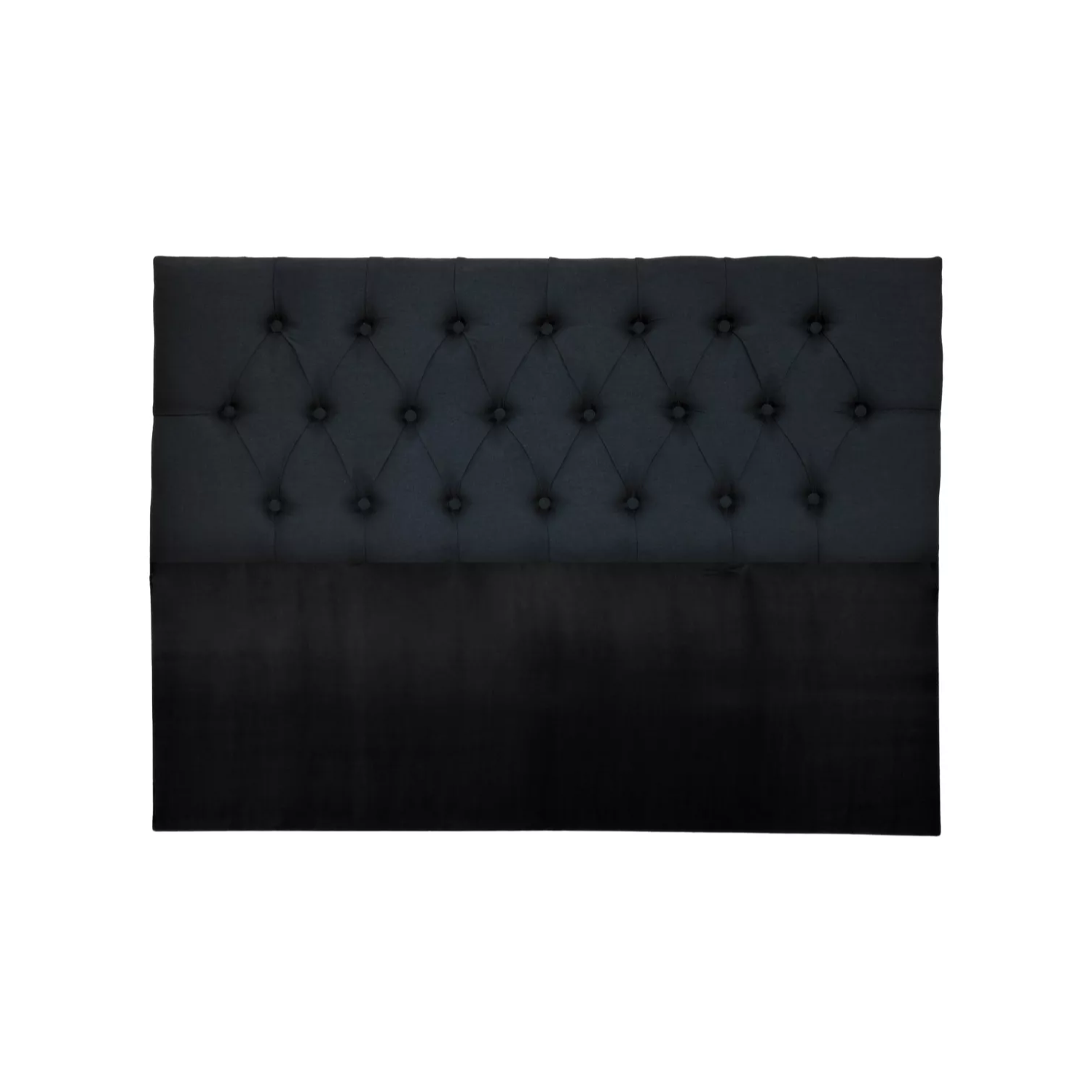 RESPALDO IMPORTCLICK PISO CAPITONÉ PREMIUN KING LINO NEGRO 180 X 140 CM - 1