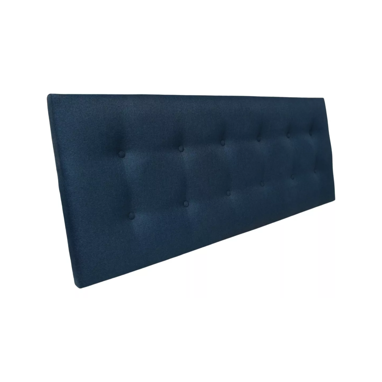 RESPALDO IMPORTCLICK ELEGANTE CAPITONÉ KING LINO AZUL PETRÓLEO 180 X 60 CM - 2
