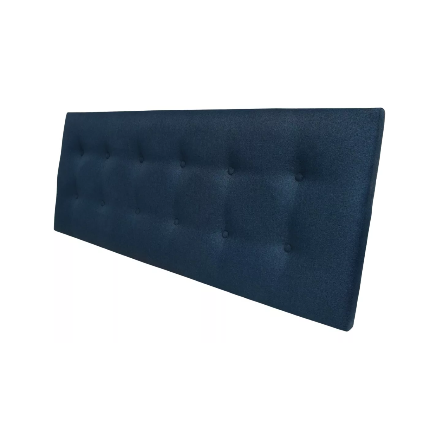 RESPALDO IMPORTCLICK ELEGANTE CAPITONÉ KING LINO AZUL PETRÓLEO 180 X 60 CM - 3