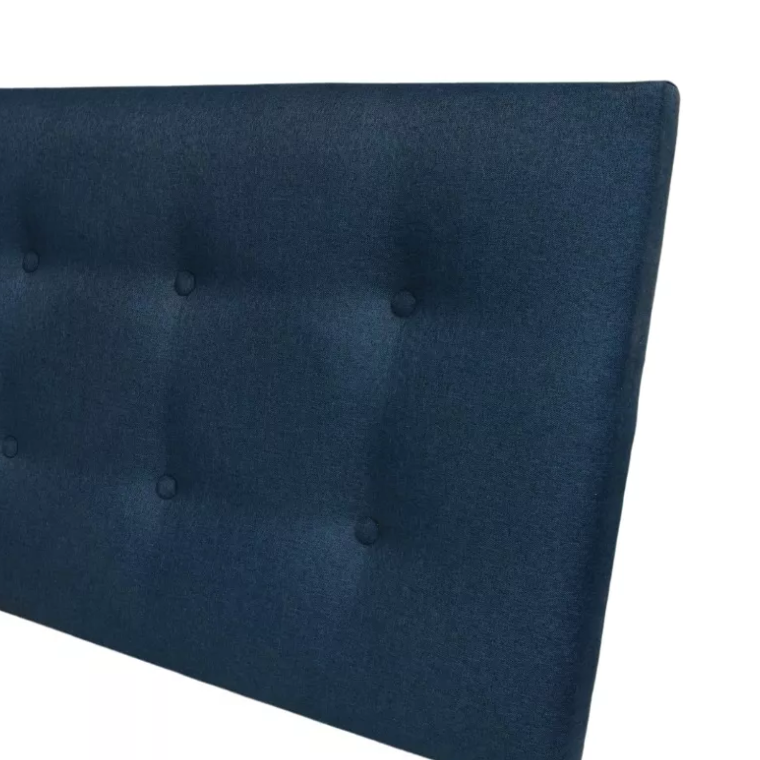 RESPALDO IMPORTCLICK ELEGANTE CAPITONÉ KING LINO AZUL PETRÓLEO 180 X 60 CM - 4