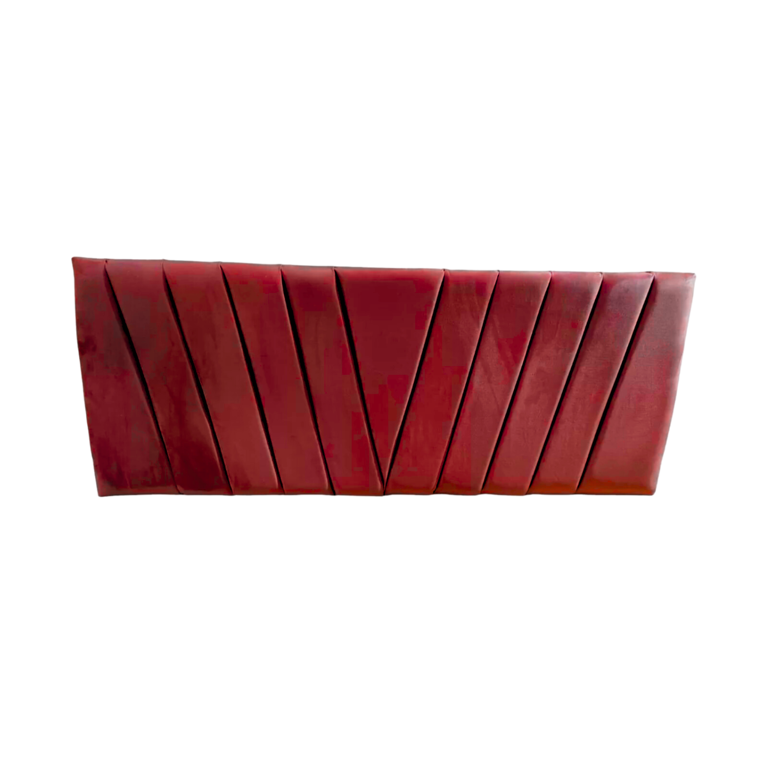 RESPALDO IMPORTCLICK ELEGANTE CAPITONÉ EN V KING FELPA BURDEO 180 X 60 CM - 1