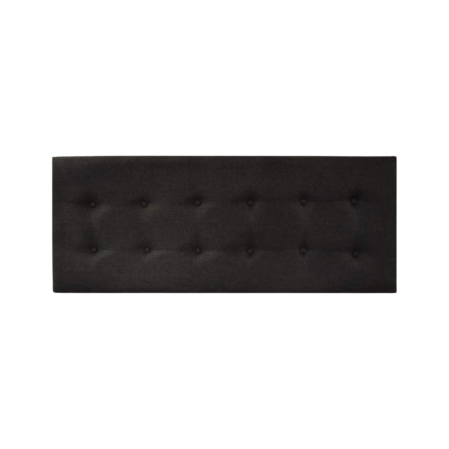RESPALDO IMPORTCLICK ELEGANTE CAPITONÉ BOTONES KING FELPA GRIS OSCURO 180 X 60 CM - 1