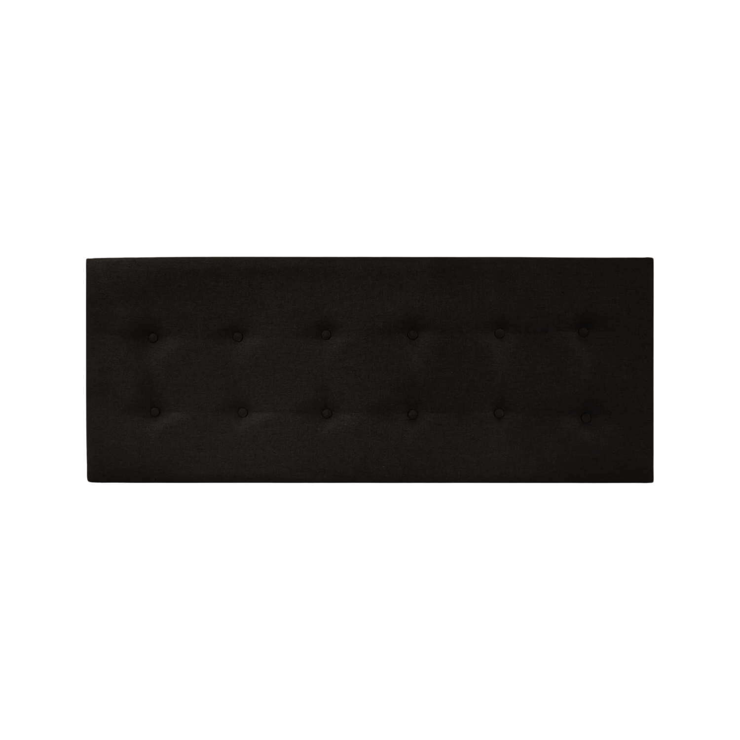 RESPALDO IMPORTCLICK ELEGANTE CAPITONÉ BOTONES KING LINO NEGRO 180 X 60 CM - 1