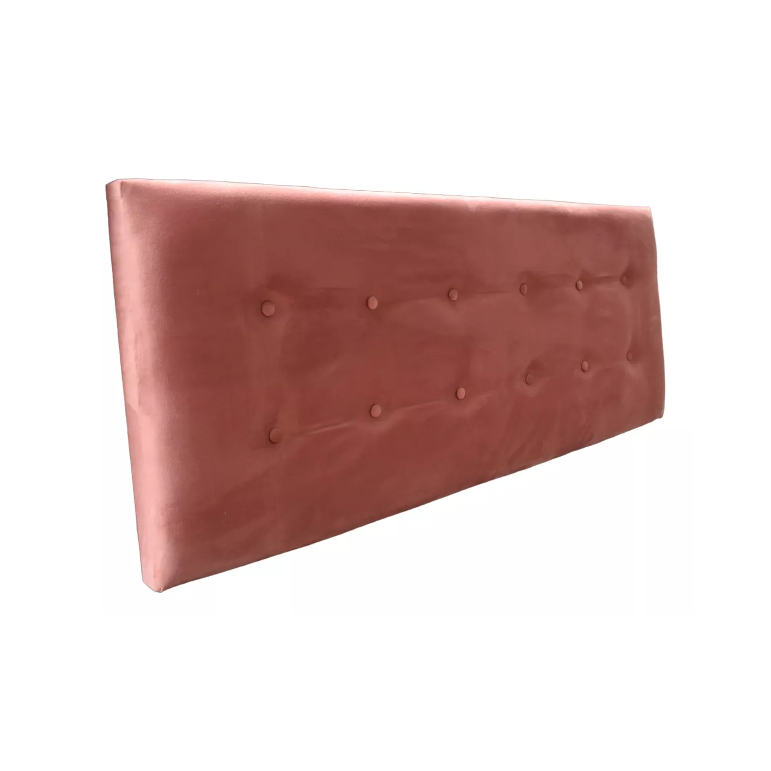 RESPALDO IMPORTCLICK ELEGANTE CAPITONÉ BOTONES KING FELPA PALO ROSA 180 X 60 CM - 2