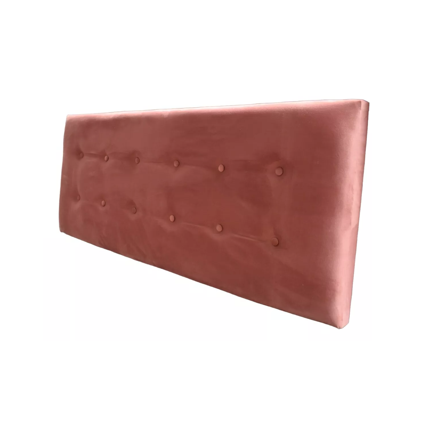 RESPALDO IMPORTCLICK ELEGANTE CAPITONÉ BOTONES KING FELPA PALO ROSA 180 X 60 CM - 3