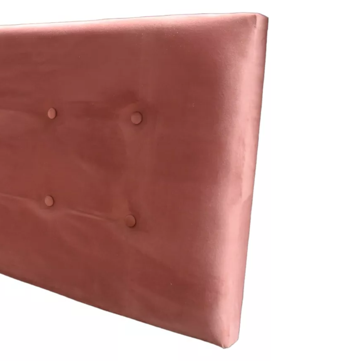 RESPALDO IMPORTCLICK ELEGANTE CAPITONÉ BOTONES KING FELPA PALO ROSA 180 X 60 CM - 4