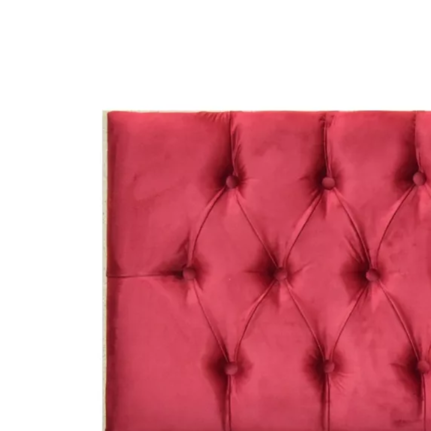 RESPALDO IMPORTCLICK ELEGANTE CAPITONÉ SÚPER KING FELPA BURDEO 200 X 60 CM - 2