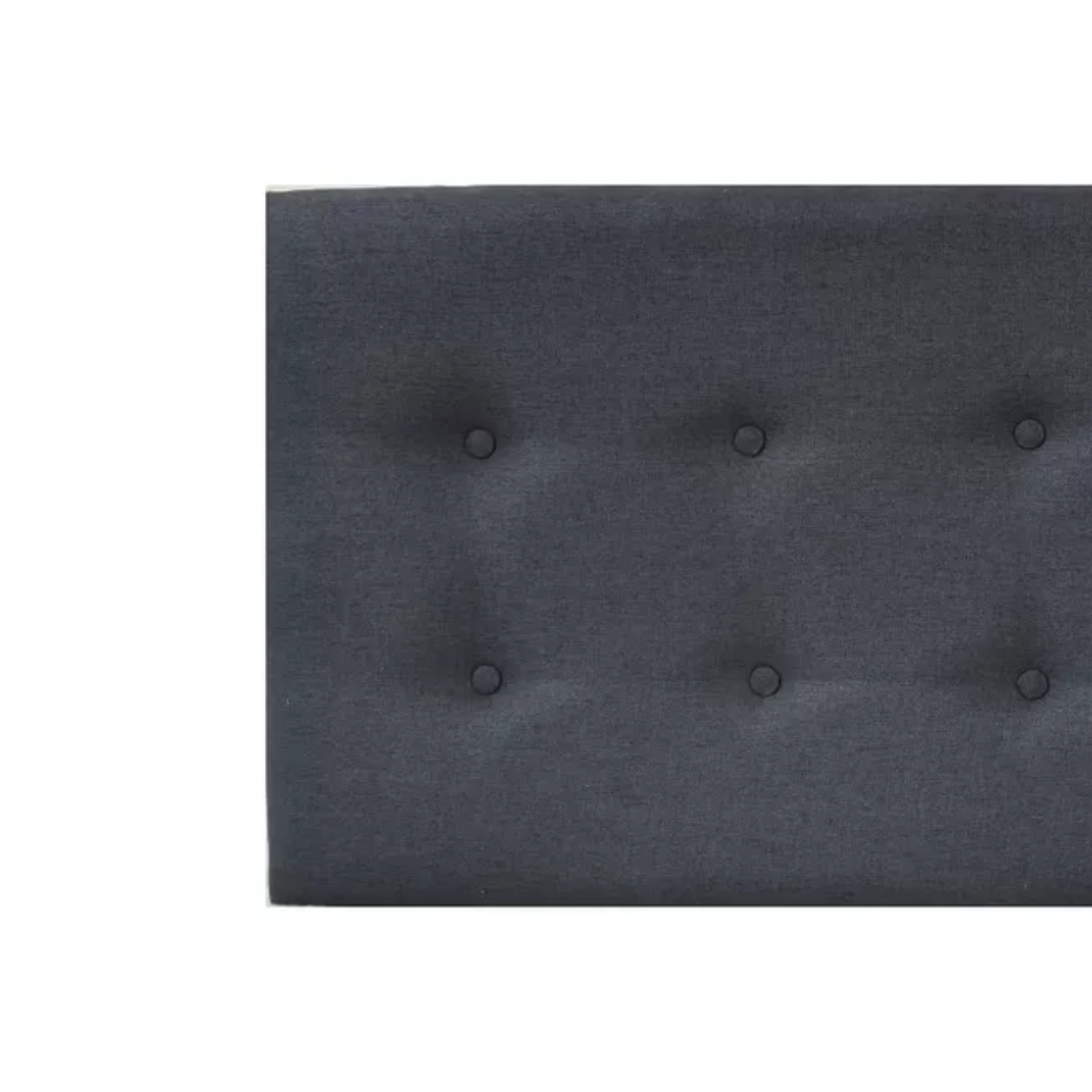 RESPALDO IMPORTCLICK ELEGANTE CAPITONÉ KING LINO GRIS OSCURO 180 X 60 CM - 2