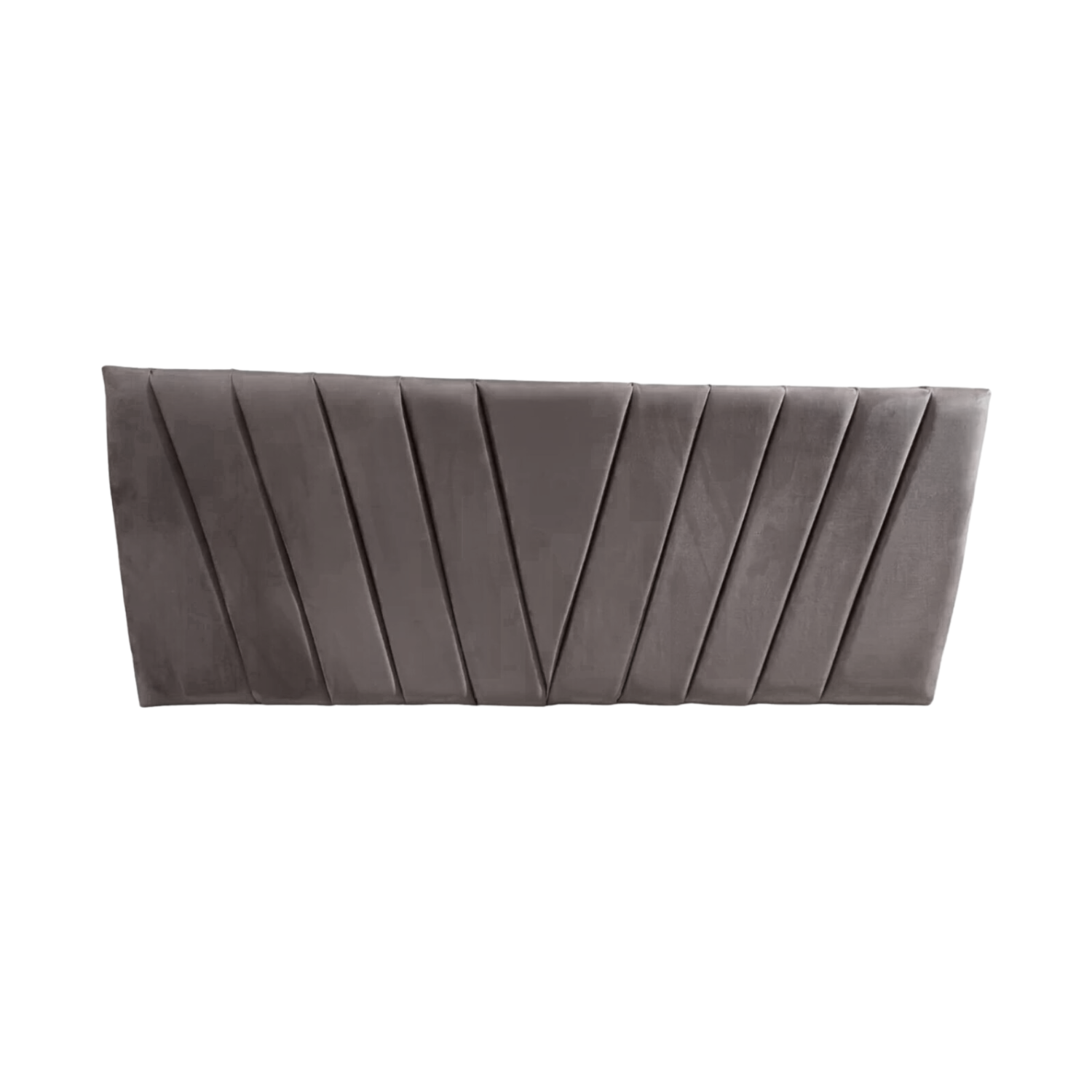 RESPALDO IMPORTCLICK ELEGANTE CAPITONÉ EN V SÚPER KING LINO GRIS CLARO 200 X 60 CM - 1