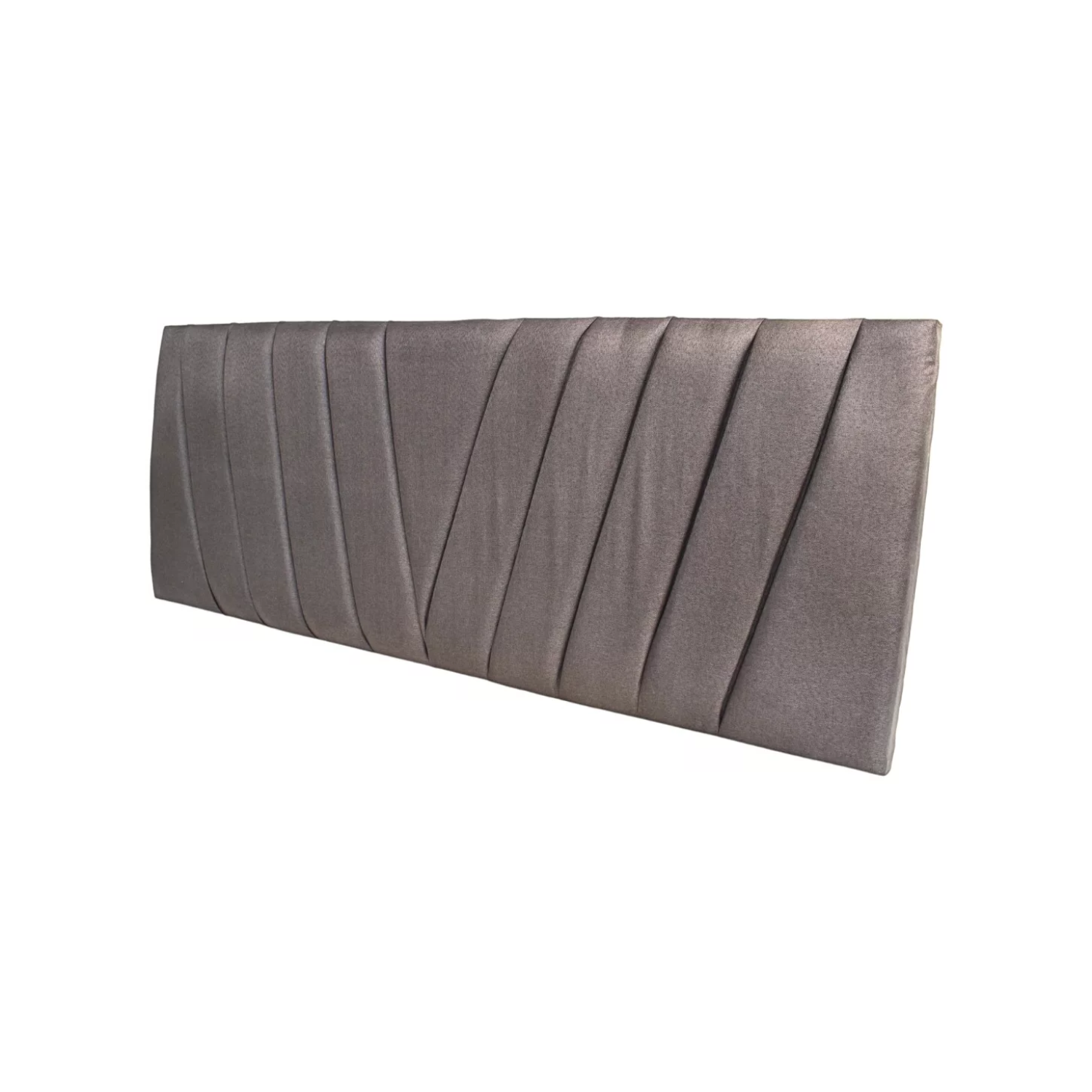RESPALDO IMPORTCLICK ELEGANTE CAPITONÉ EN V SÚPER KING LINO GRIS CLARO 200 X 60 CM - 3