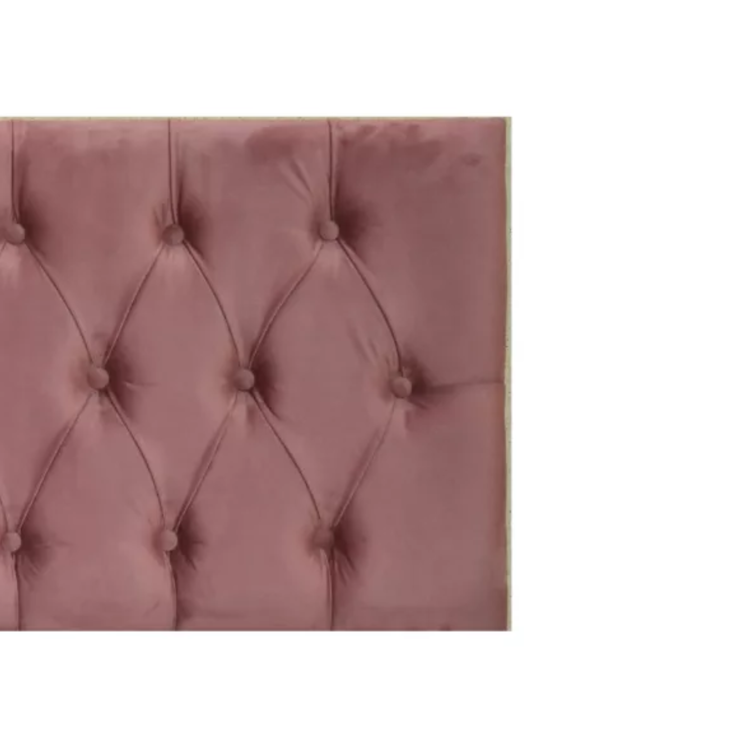RESPALDO IMPORTCLICK ELEGANTE CAPITONÉ KING FELPA PALO ROSA 180 X 60 CM - 3