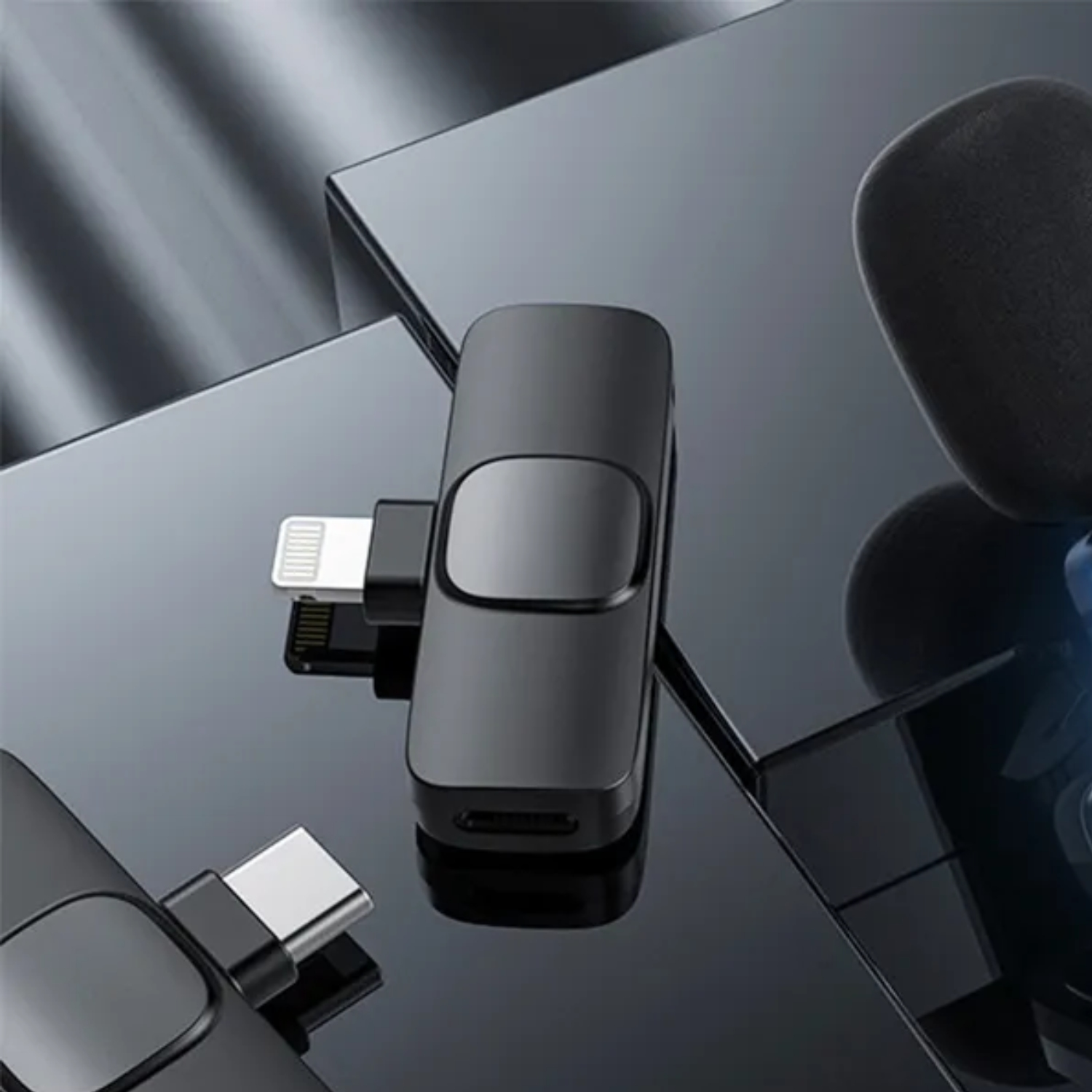 MICRÓFONO IMPORTCLICK MINI INALAMBRICO SOLAPA LAVALIER ANDROID TIPO C - 5