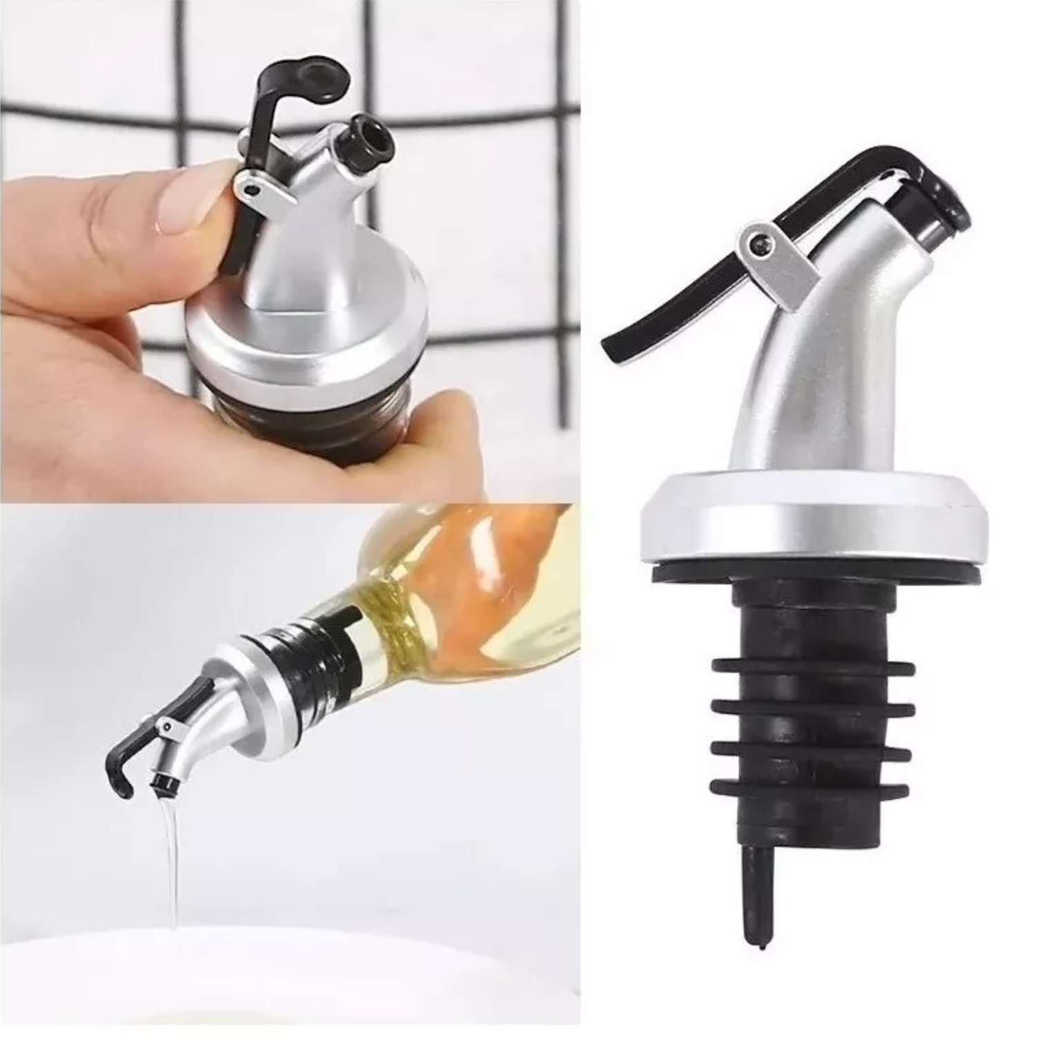 DISPENSADOR IMPORTCLICK BOTELLA 3 UN DOSIFICADOR ACEITE VINO SOYA - 4