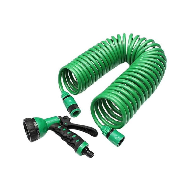 MANGUERA IMPORTCLICK AIR.70 ESPIRAL EXPANDIBLE HOGAR JARDÍN 15 M VERDE - 2