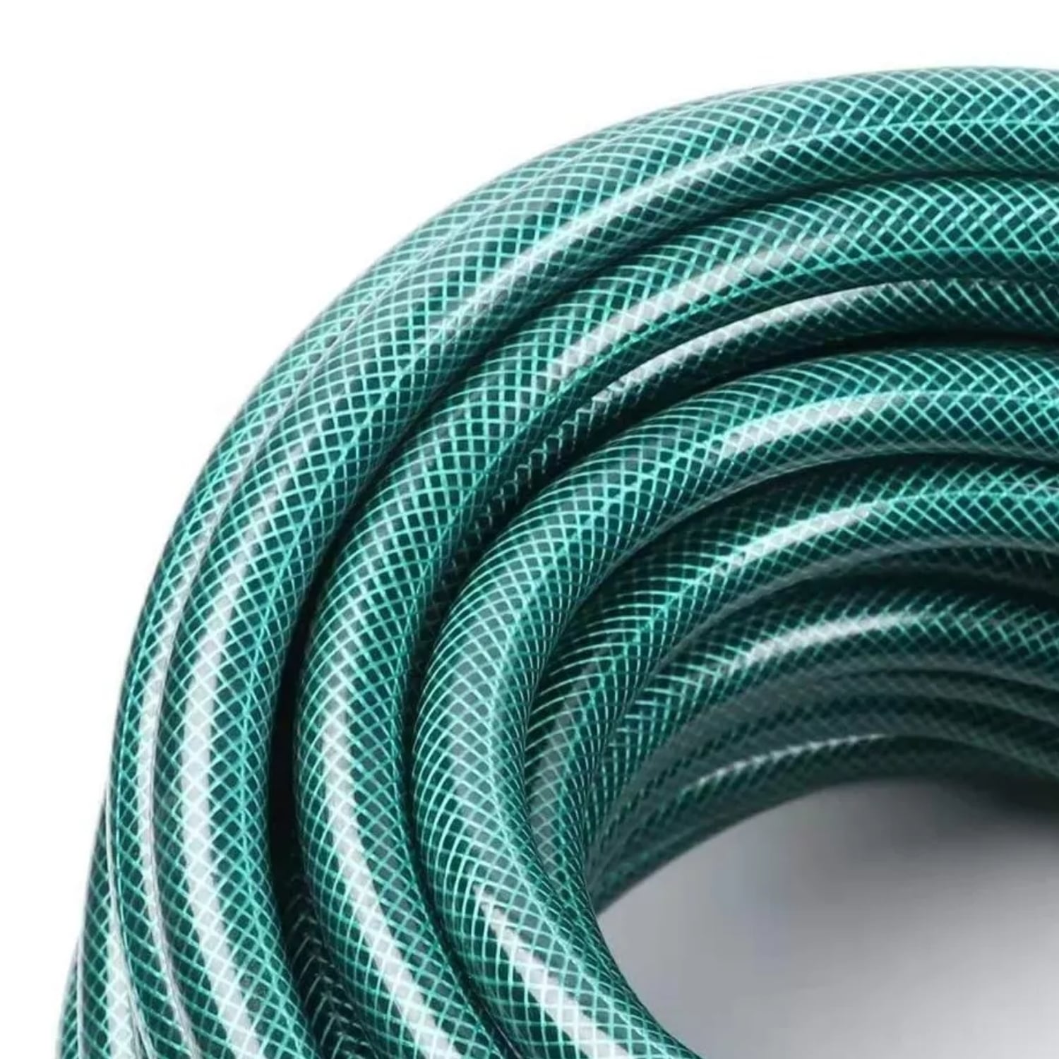 MANGUERA IMPORTCLICK REFORZADA 3/4 PULGADA MALLA ROLLO 15 M 2 MM ESPESOR VERDE - 2