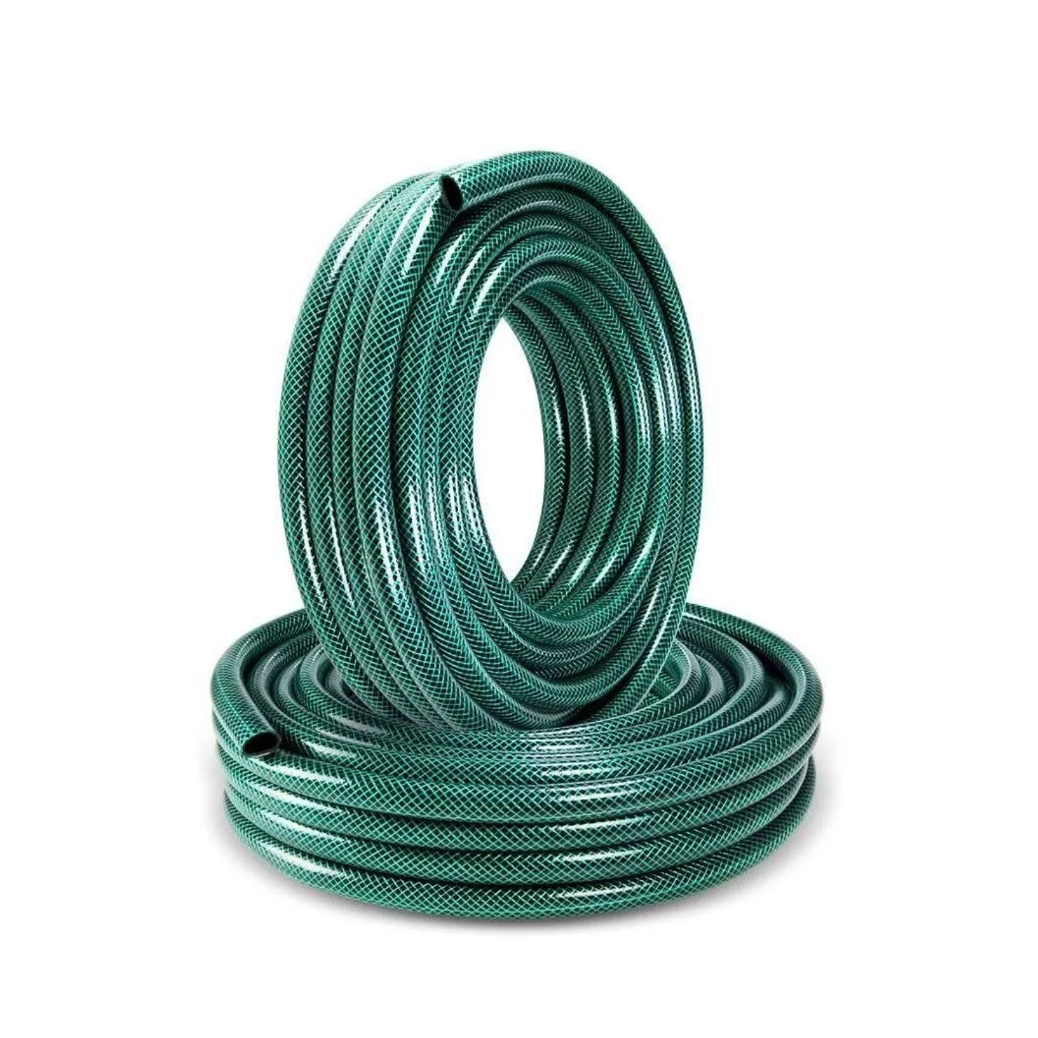 MANGUERA IMPORTCLICK REFORZADA 3/4 PULGADA MALLA ROLLO 15 M 2 MM ESPESOR VERDE - 4