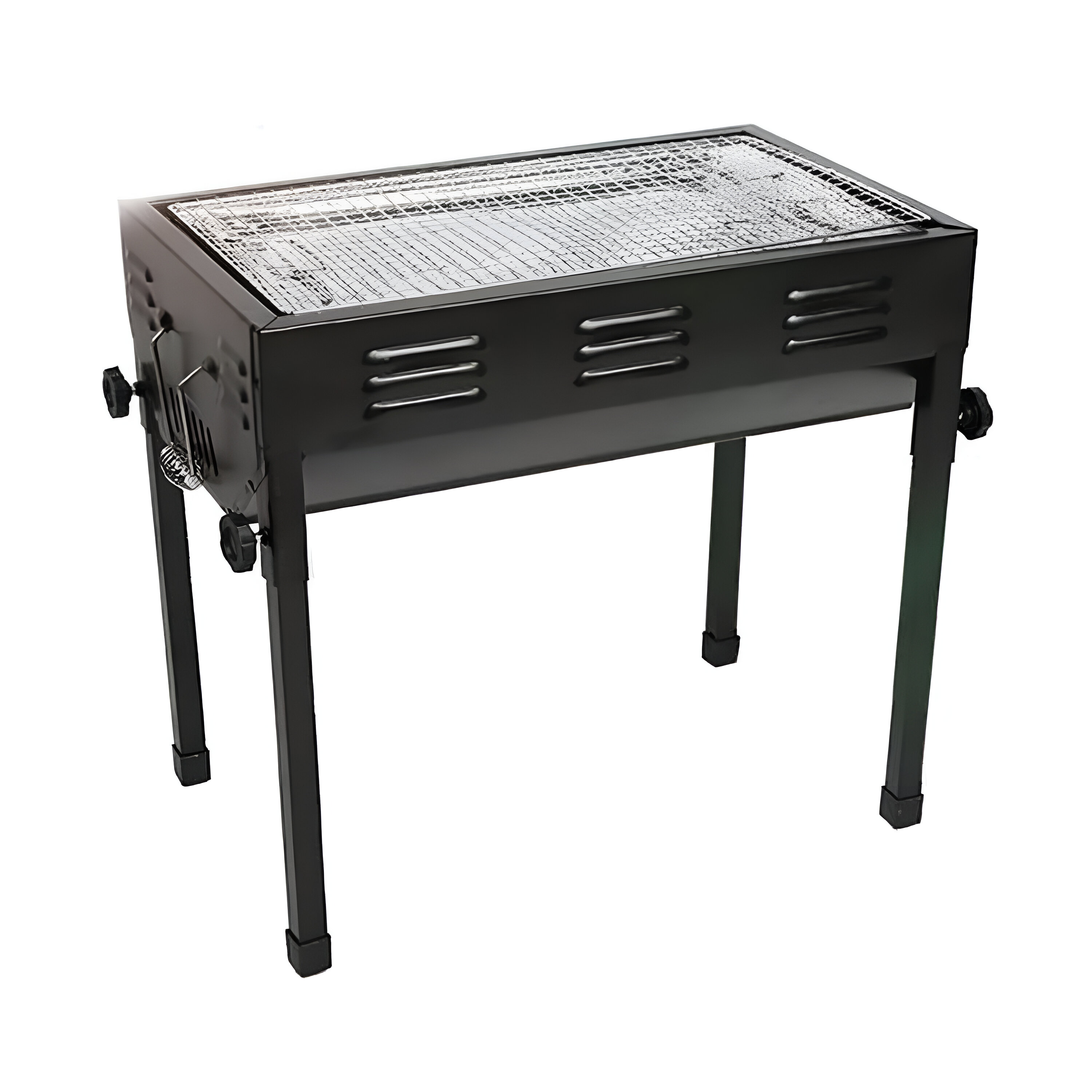 PARRILLA BRASERO PLEGABLE PORTÁTIL ASADO 48X48.5X30 CM - 1