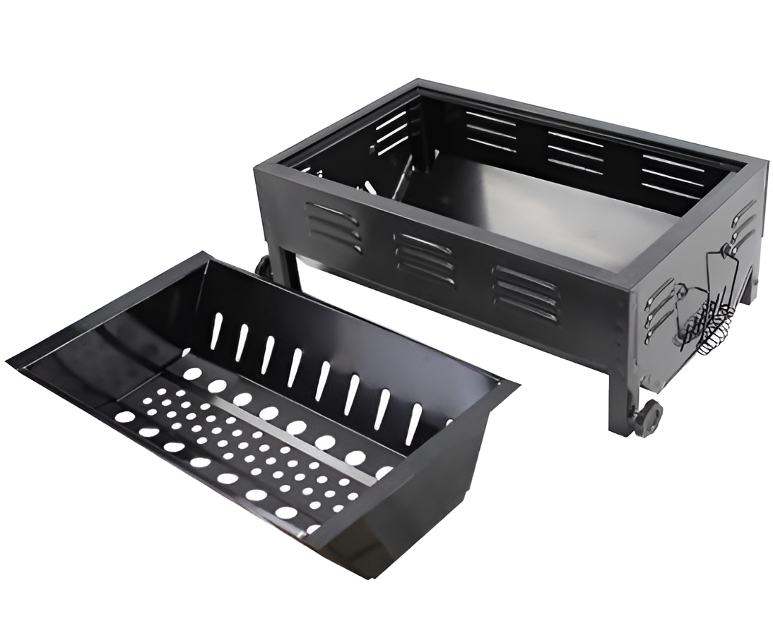 PARRILLA BRASERO PLEGABLE PORTÁTIL ASADO 48X48.5X30 CM - 2