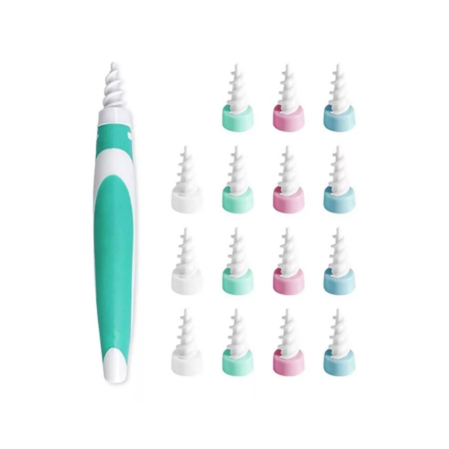 KIT IMPORTCLICK LIMPIEZA OÍDO OREJA 16 PUNTAS BLANDAS - 1
