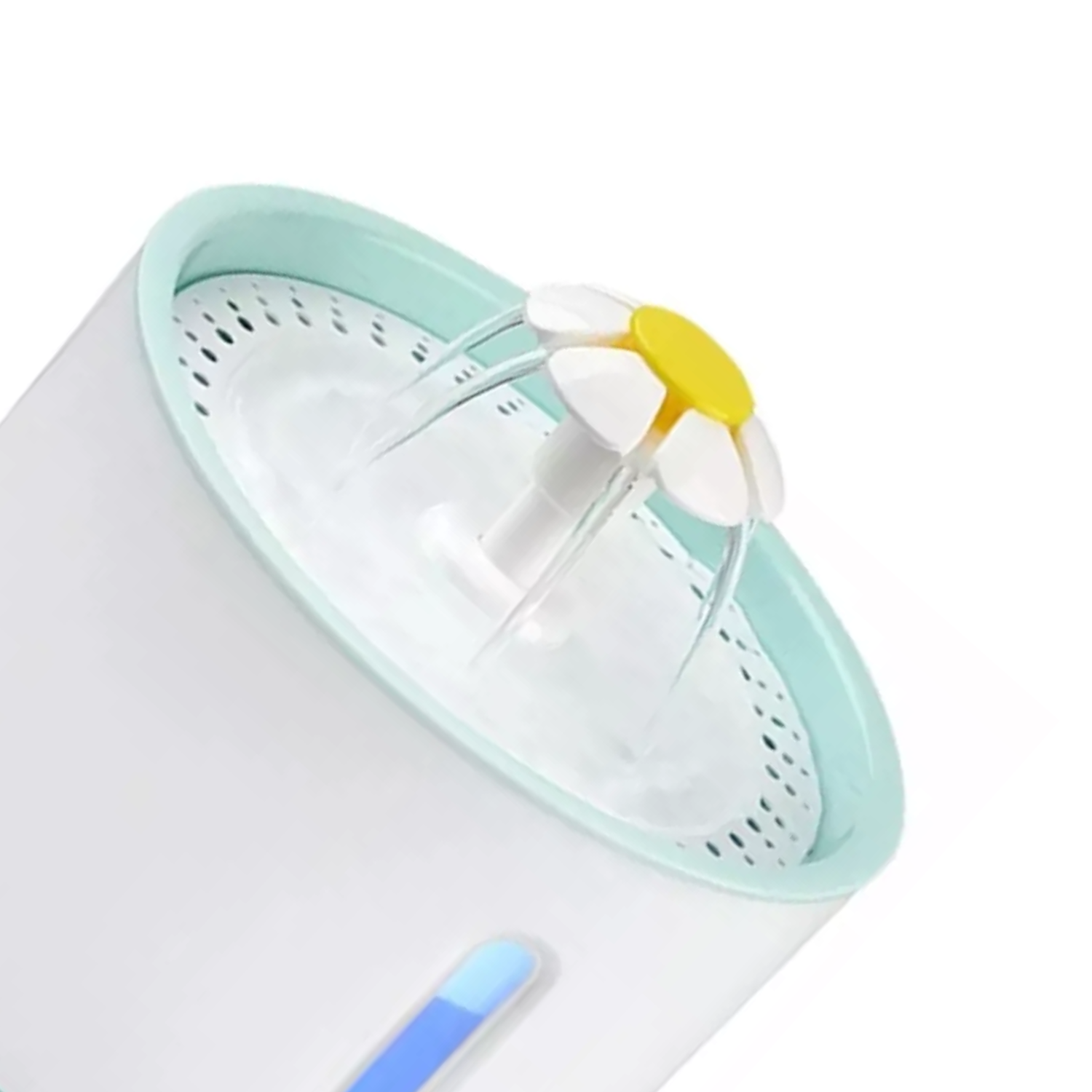BEBEDERO GATOS ELÉCTRICO IMPORTCLICK FUENTE AGUA 2.4 L BLANCO CELESTE - 3