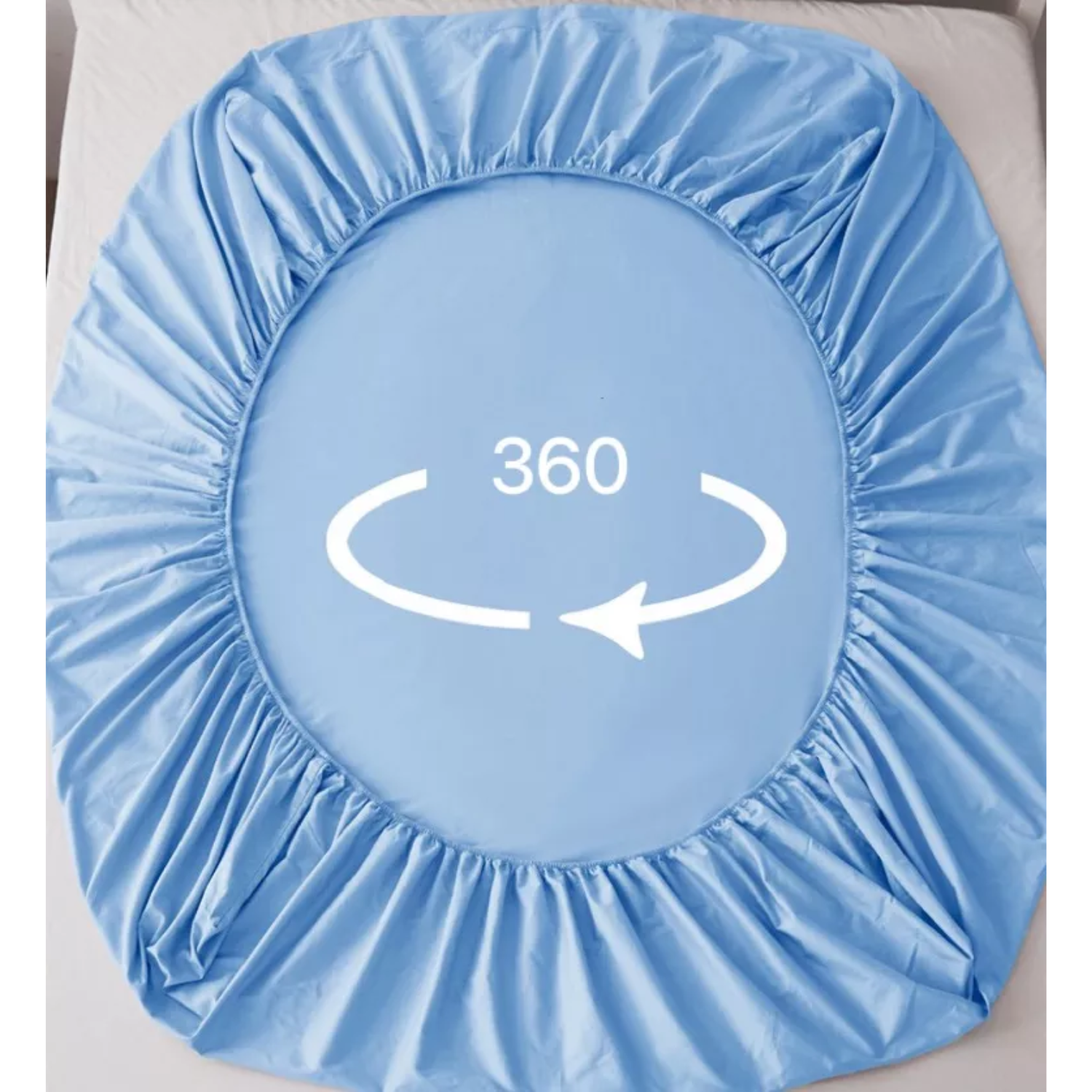 JUEGO SÁBANAS IMPORTCLICK ALGODÓN LILA LISO 200 HILOS + 2 FUNDAS 2 PL - 3