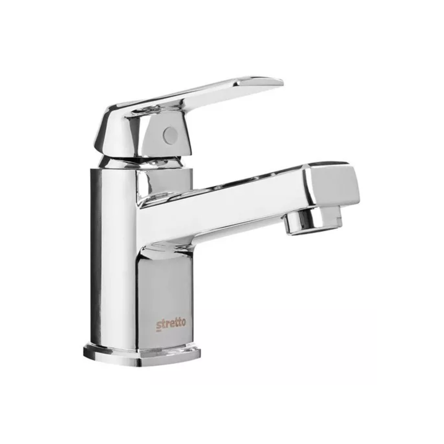 LLAVE MONOMANDO LAVATORIO ACABADO CROMADO MÓDENA PLATEADO - 2