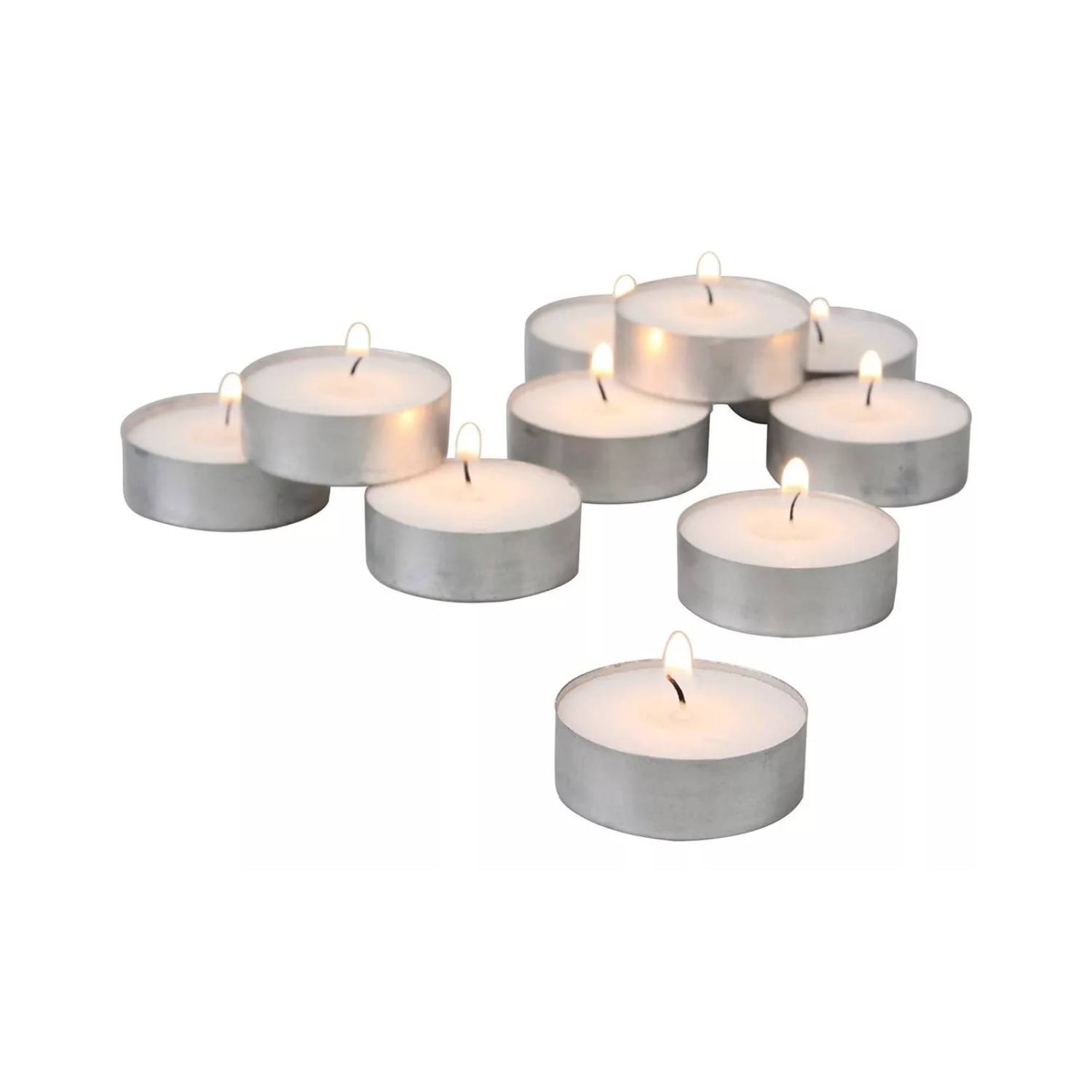 PACK 50 VELAS TEA LIGHT HOGAR DECORACIÓN BLANCO - 3