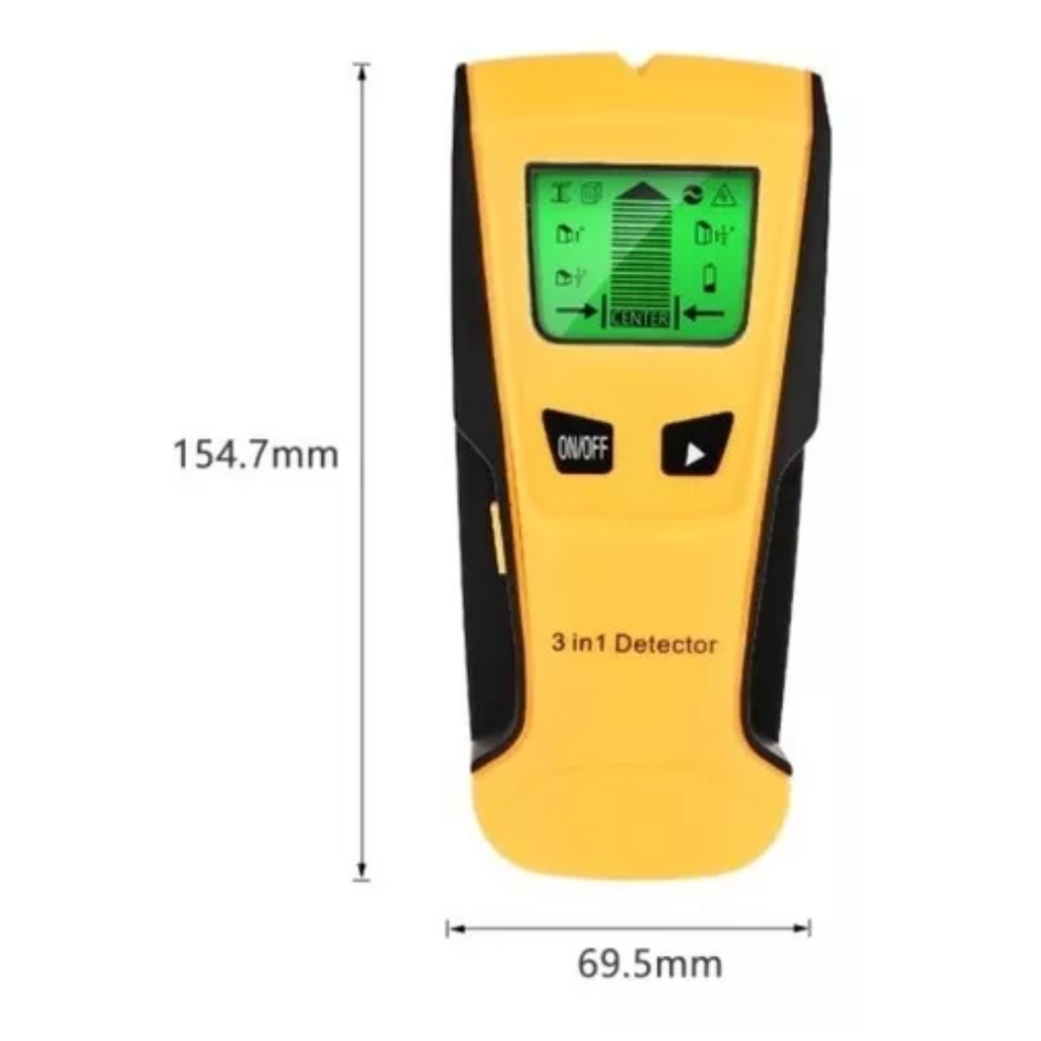 DETECTOR IMPORTCLICK METAL MADERA VIGAS CABLEADO 3 EN 1 PARED - 3