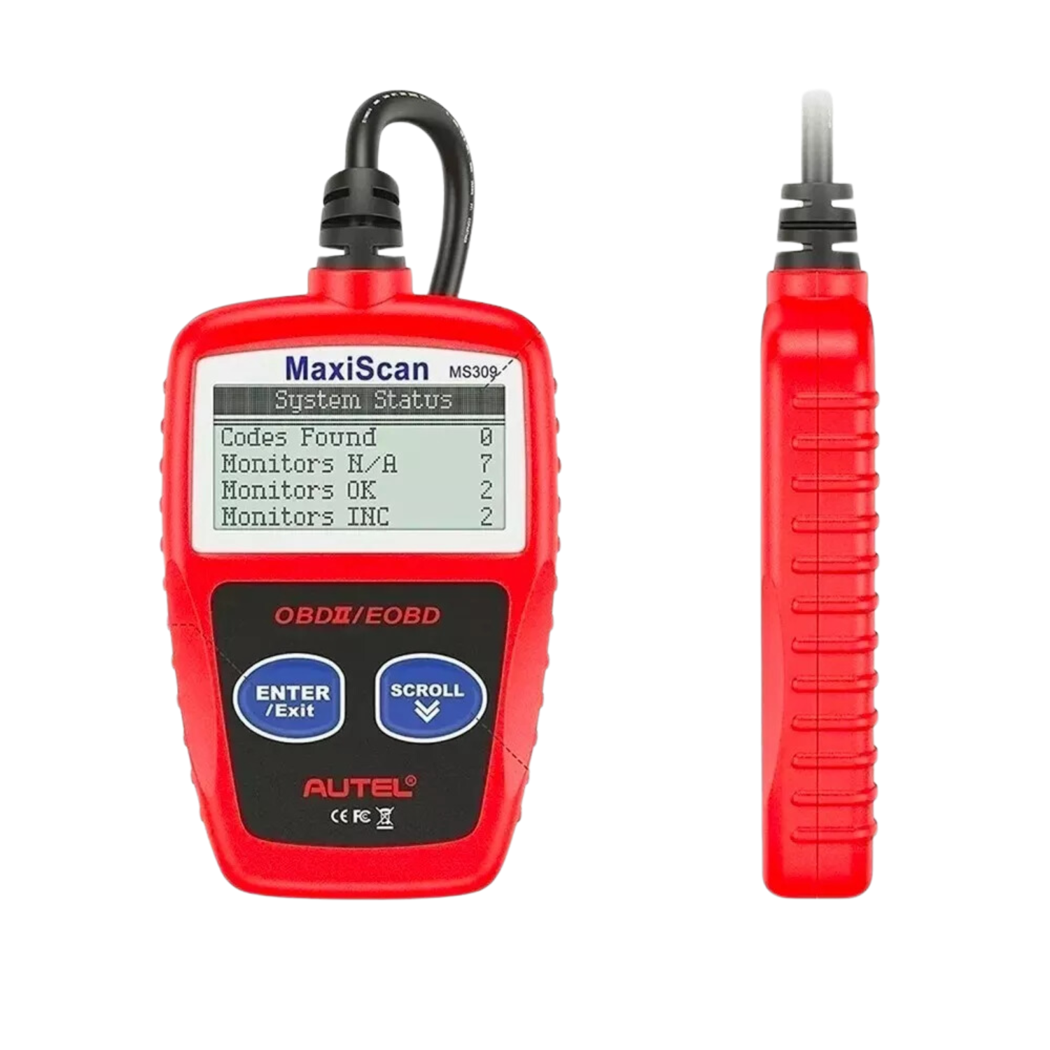 ESCANER AUTOMOTRIZ AUTOMÓVIL MS309 OBD2 EOBD - 3