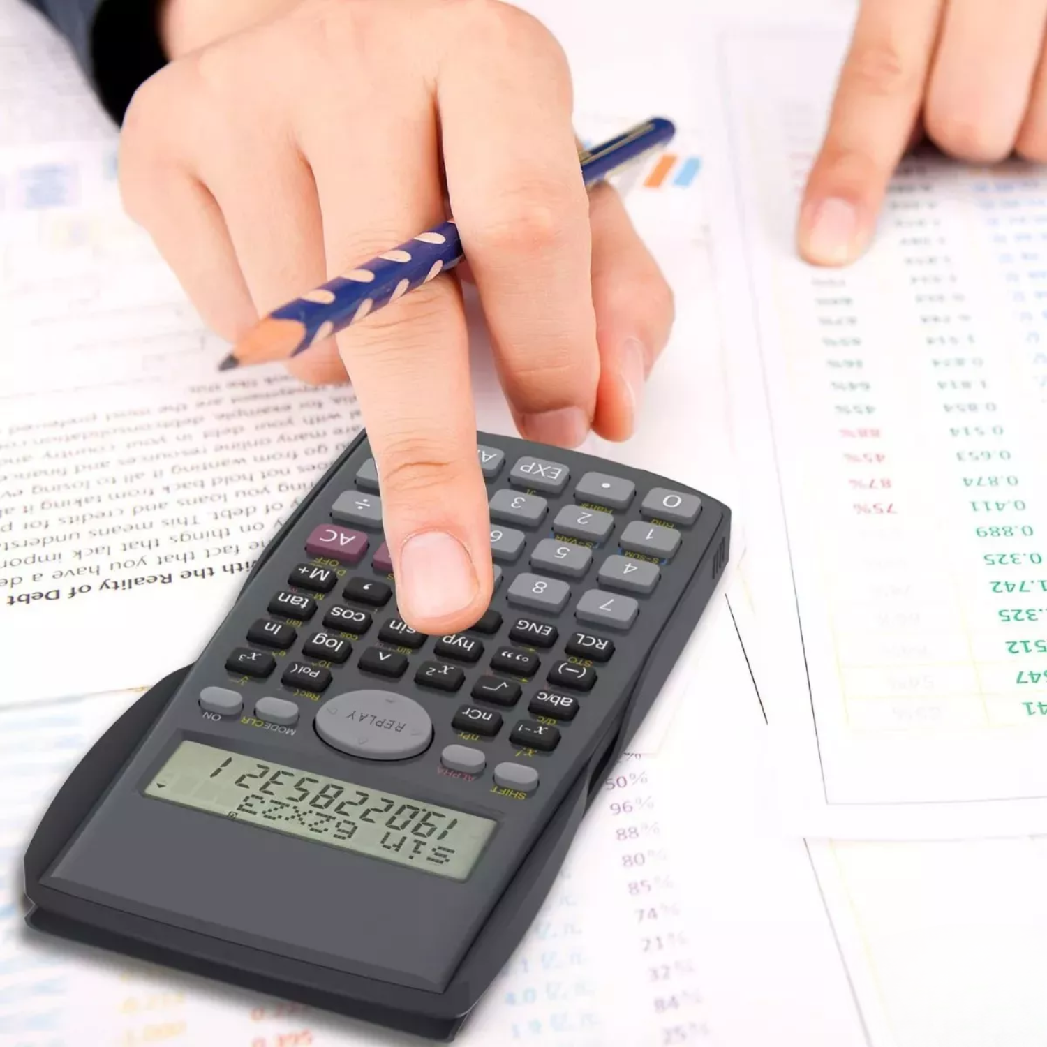 CALCULADORA CIENTÍFICA IMPORTCLICK ELECTRÓNICA PORTÁTIL 240 FUNCIONES - 4
