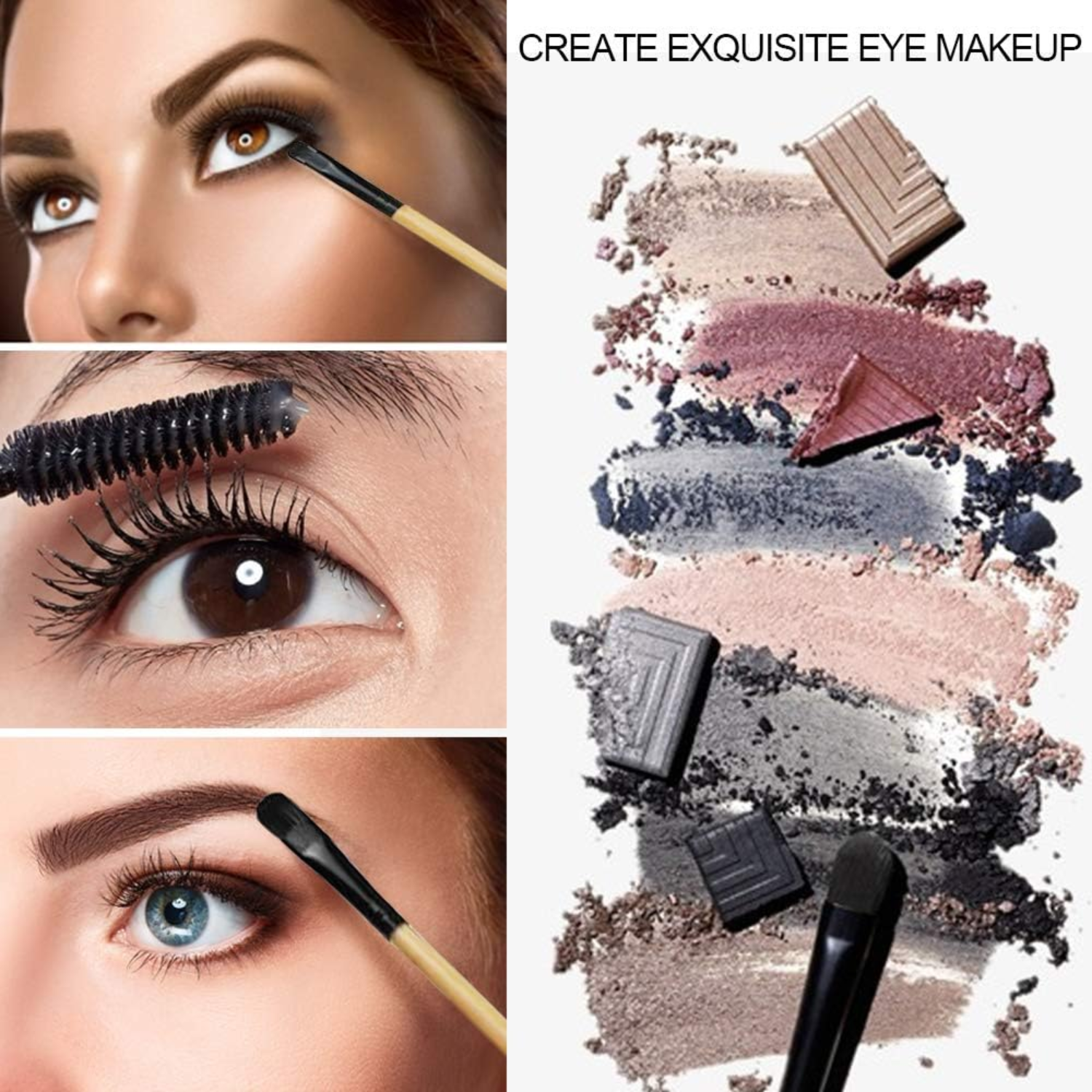 SET 32 PINCELES IMPORTCLICK BROCHAS MAQUILLAJE PROFESIONAL HIPOALERGÉNICO BOLSO ORGANIZADOR - 5