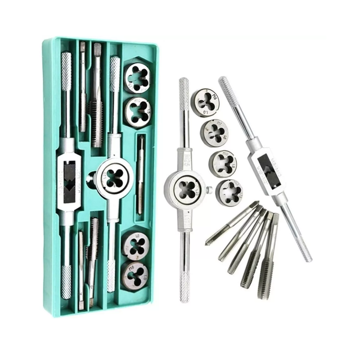 SET 20 PIEZAS LLAVES IMPORTCLICK TROQUELES MILIMÉTRICAS MULTIUSO 10.4 X 2.1 CM - 2