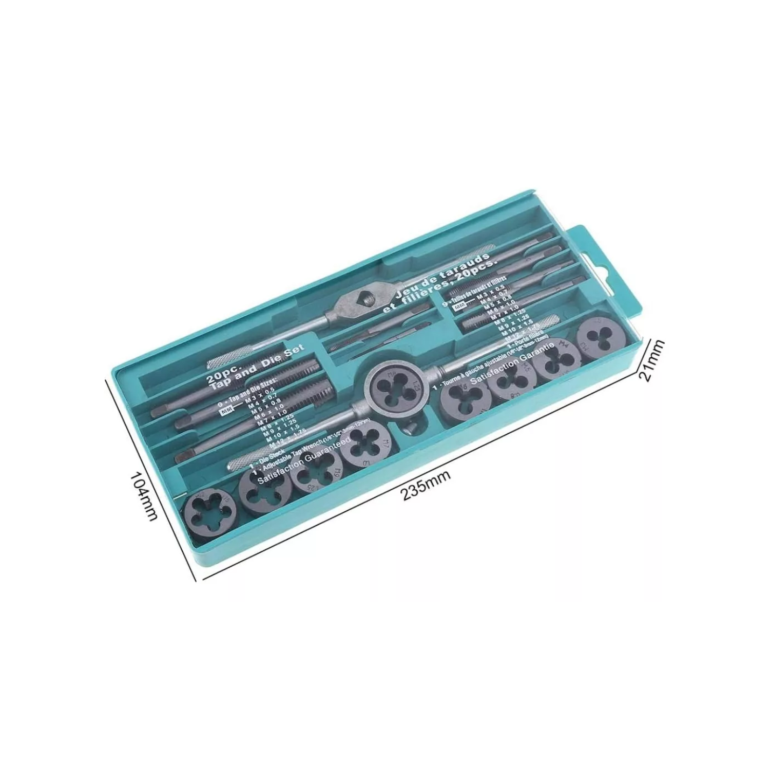 SET 20 PIEZAS LLAVES IMPORTCLICK TROQUELES MILIMÉTRICAS MULTIUSO 10.4 X 2.1 CM - 3