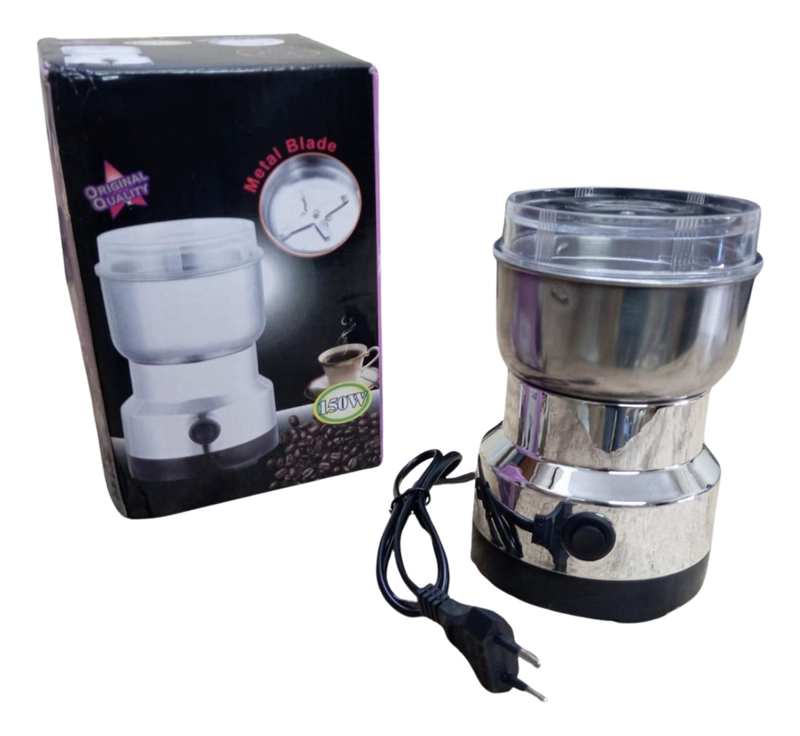 MOLEDOR MOLINILLO ELE CTRICO SEMILLAS GRANOS CAFE  ACERO INOXIDABLE PROFESIONAL - 1