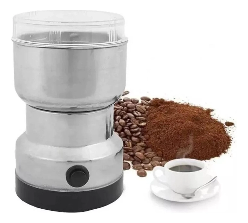 MOLEDOR MOLINILLO ELE CTRICO SEMILLAS GRANOS CAFE  ACERO INOXIDABLE PROFESIONAL - 4